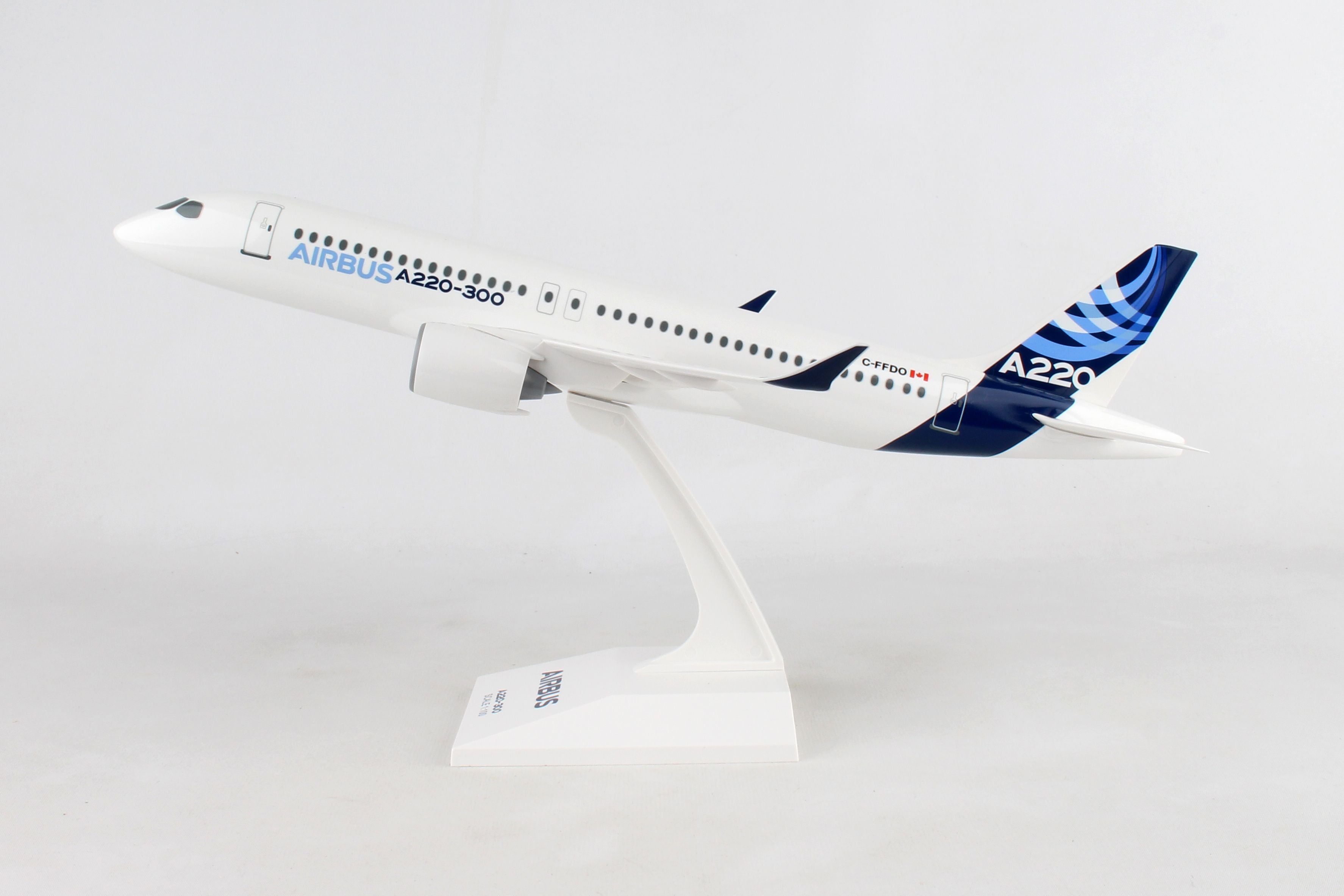 Airbus A220-300 House Livery 1:100 Scale Model Left Side View