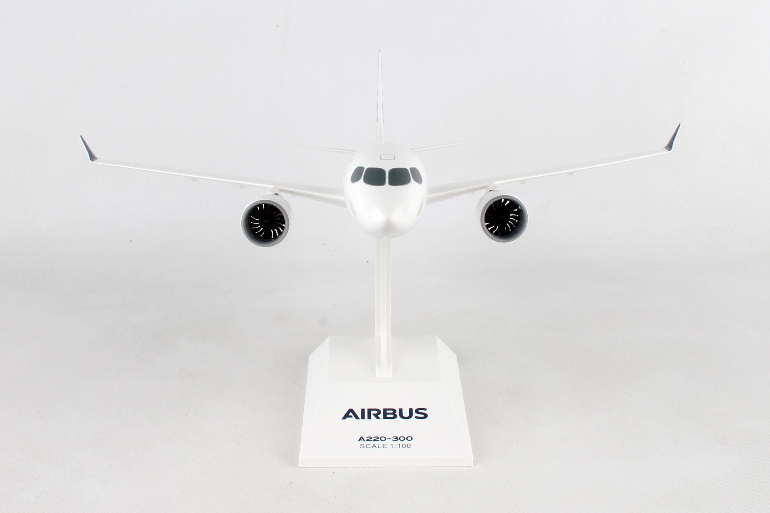 Airbus A220-300 House Livery 1:100 Scale Model Front View