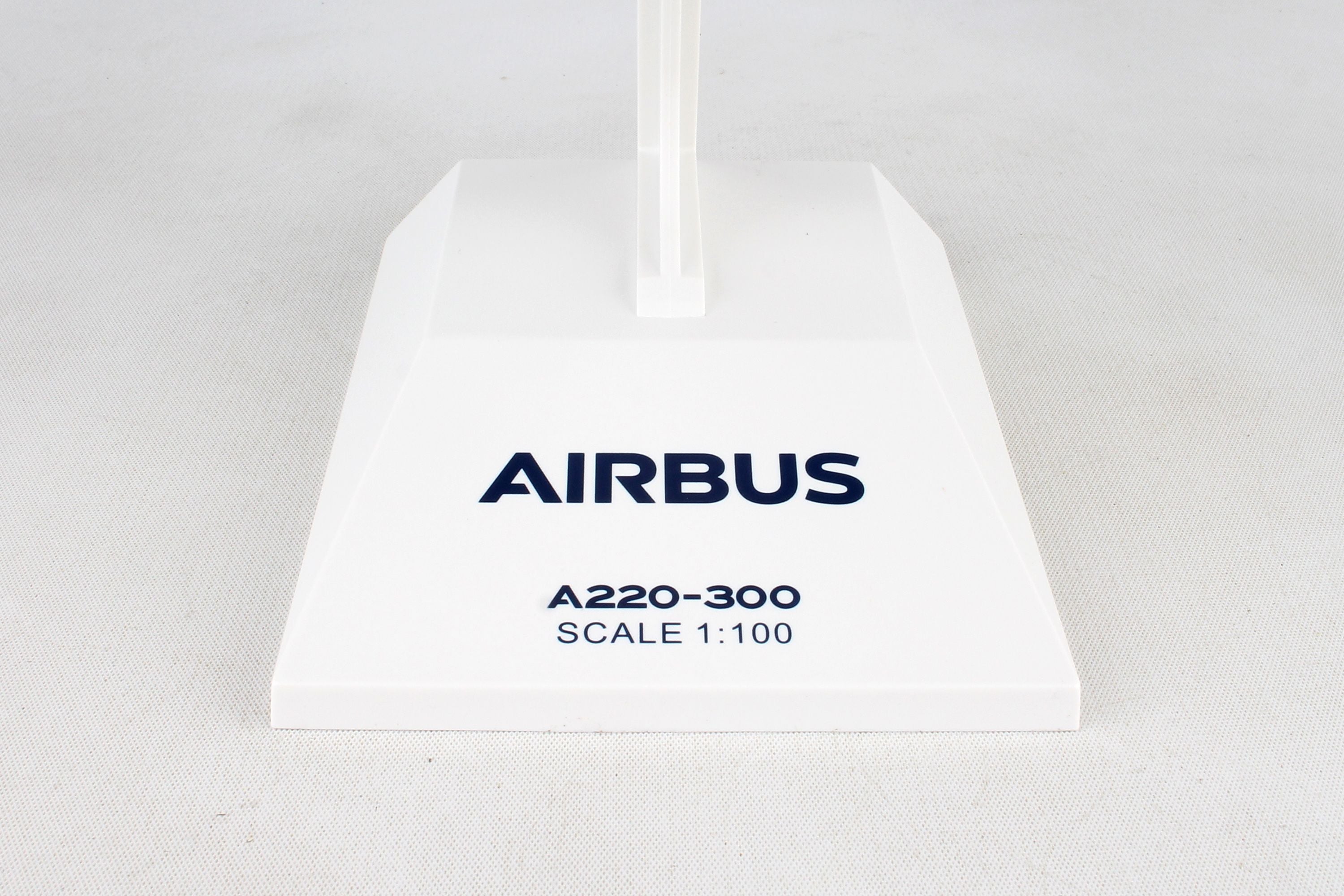 Airbus A220-300 House Livery 1:100 Scale Model Base Close Up