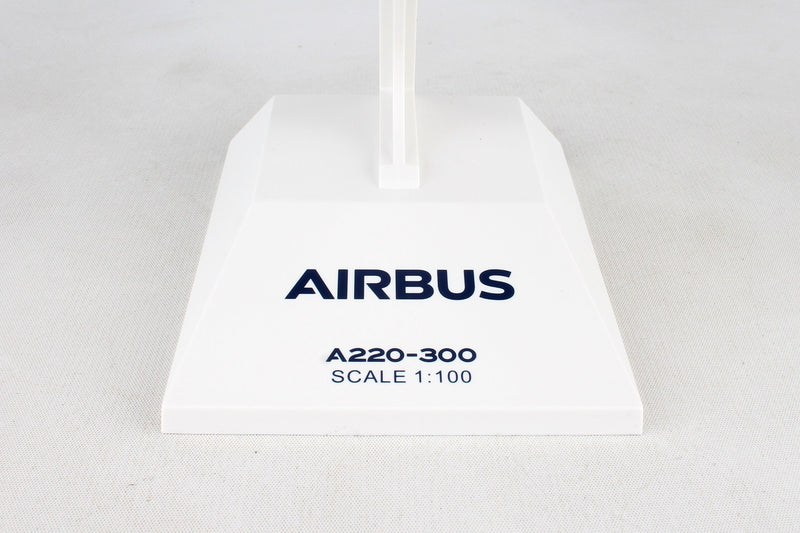 Airbus A220-300 House Livery 1:100 Scale Model Base Close Up