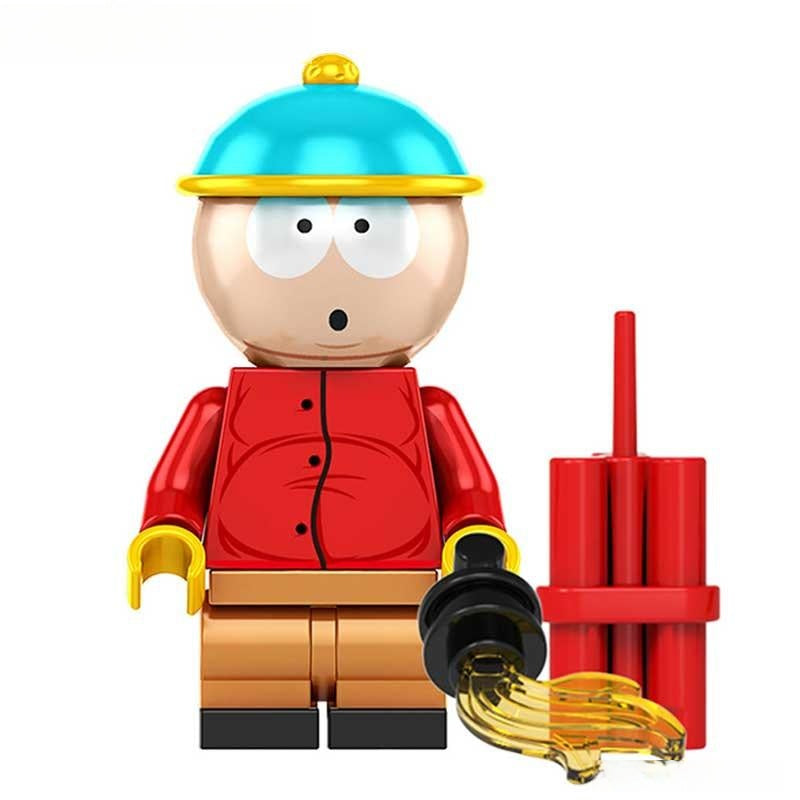 Minifigure Toys South Park Set of 5 LEGO-Compatible Minifigures (Cartman, Stan, Kyle, Kenny & Butters Custom Comedy Pack)