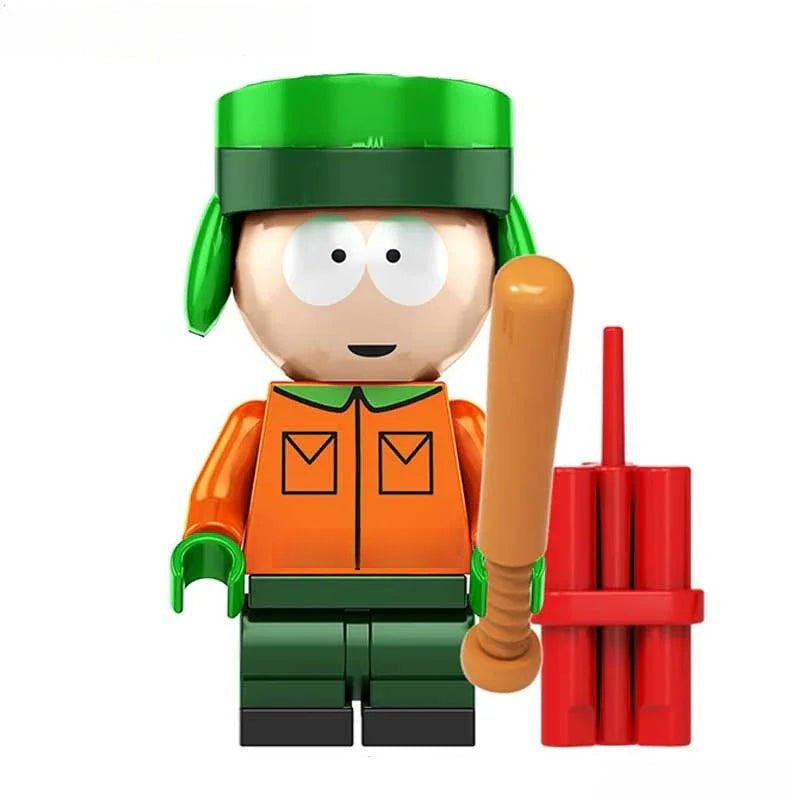 Minifigure Toys South Park Set of 5 LEGO-Compatible Minifigures (Cartman, Stan, Kyle, Kenny & Butters Custom Comedy Pack)