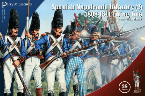 Perry Miniatures Spanish Napoleonic Infantry Firing Line Box Art