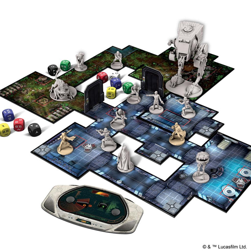Star Wars Imperial Assault Core Set Strategy Board Game Set Up