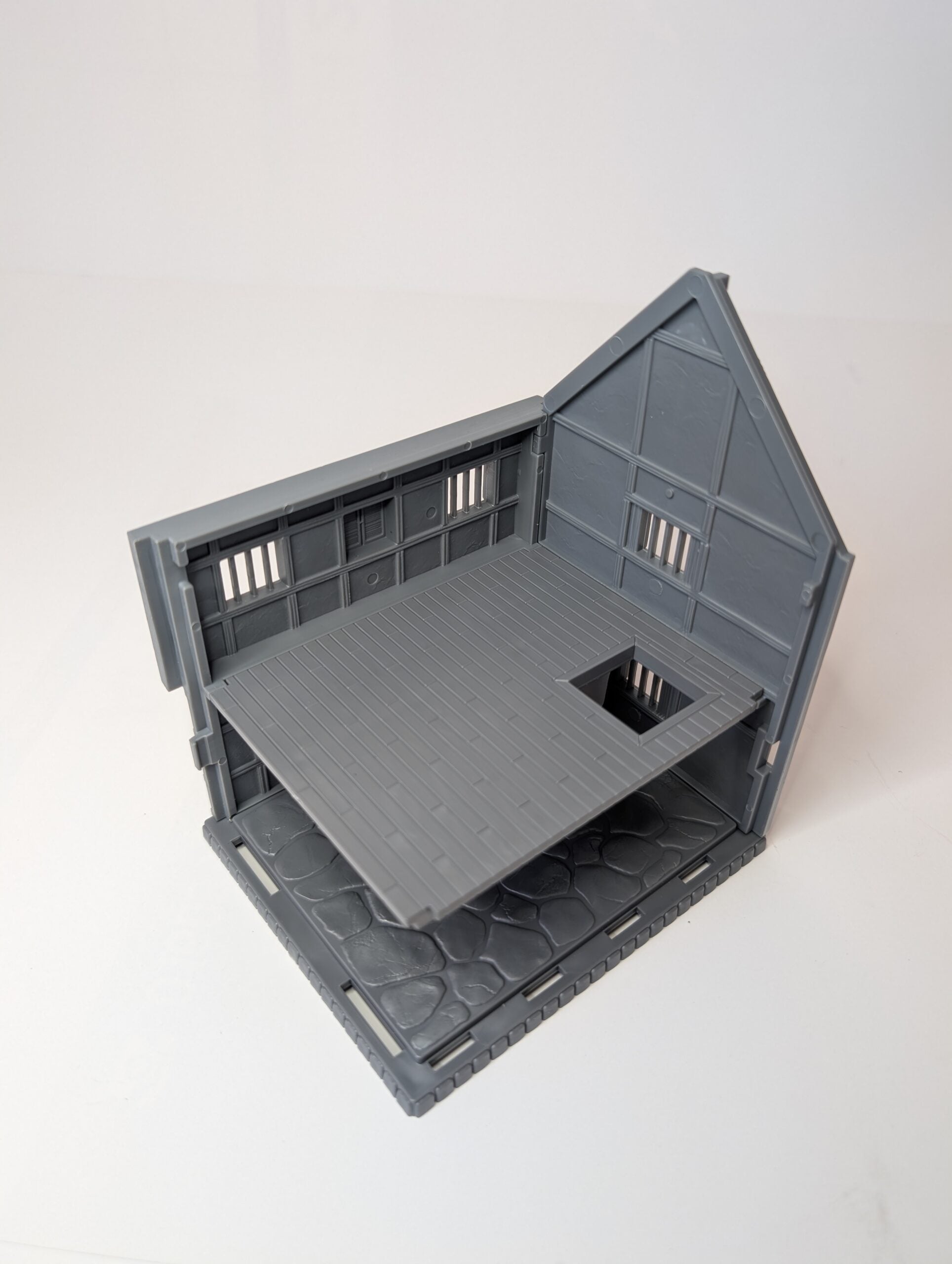 Middle Floor Detail of Tabletop Workshop Merchant’s House 28 mm scale building