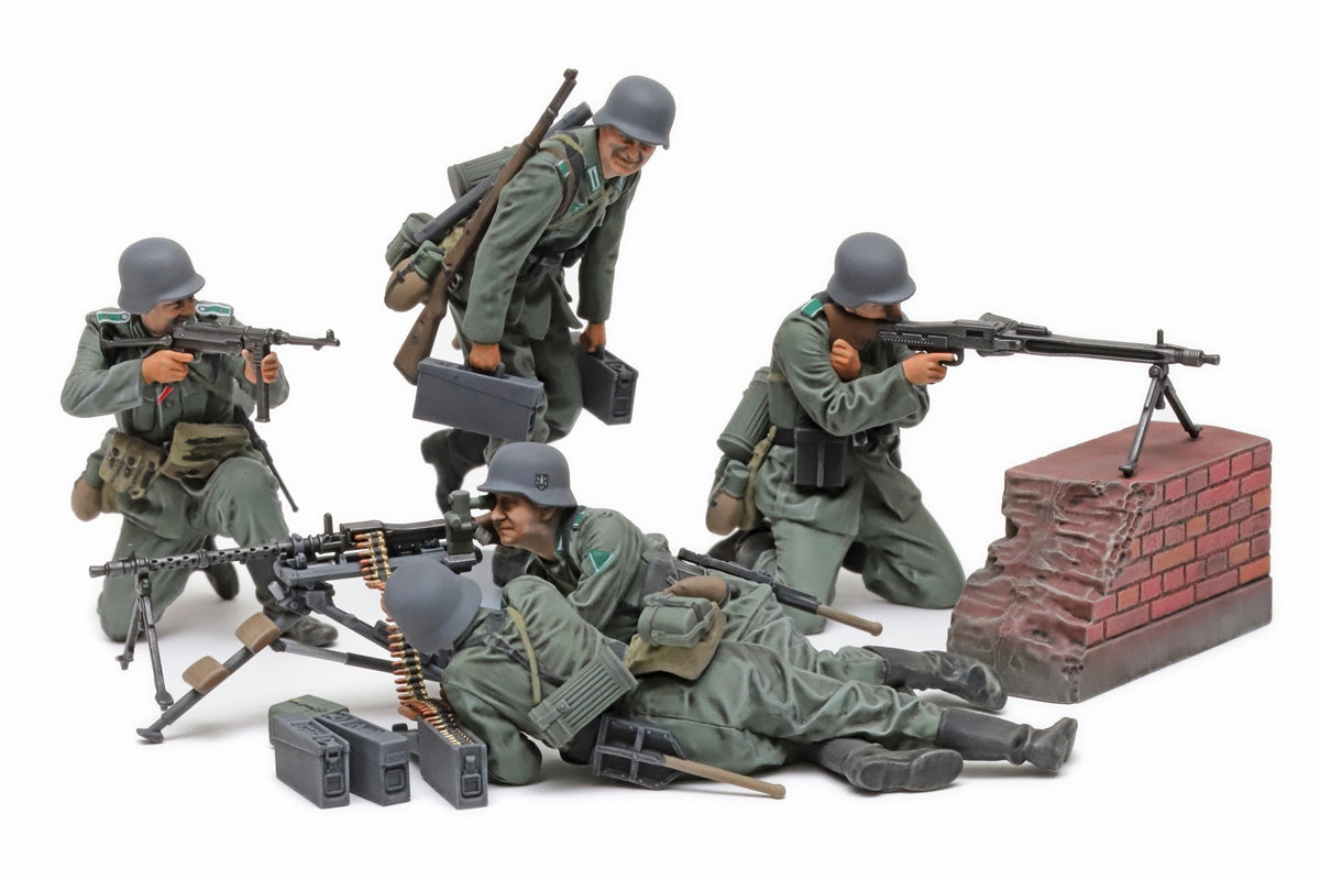 Tamiya 35386 German Machine Gun Team (Mid-WWII) - 1/35 Scale Kit