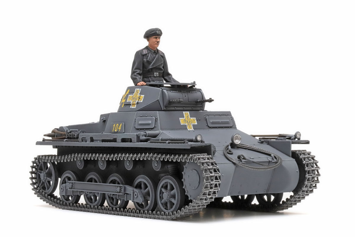 Assembled and painted Tamiya 1/35 Panzer I Ausf.B model