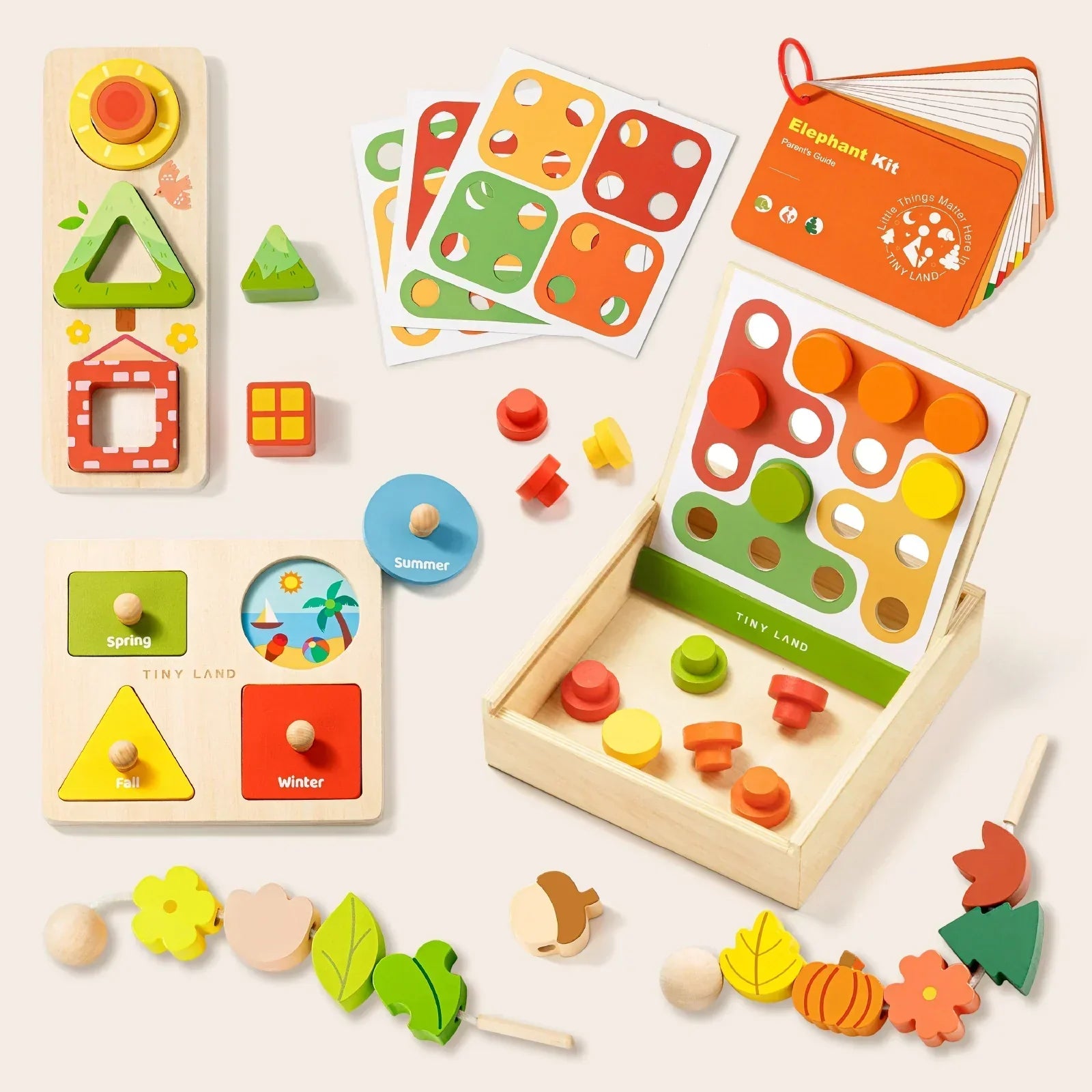 Tiny Land® Montessori Toys for Toddlers (19-24month) Contents