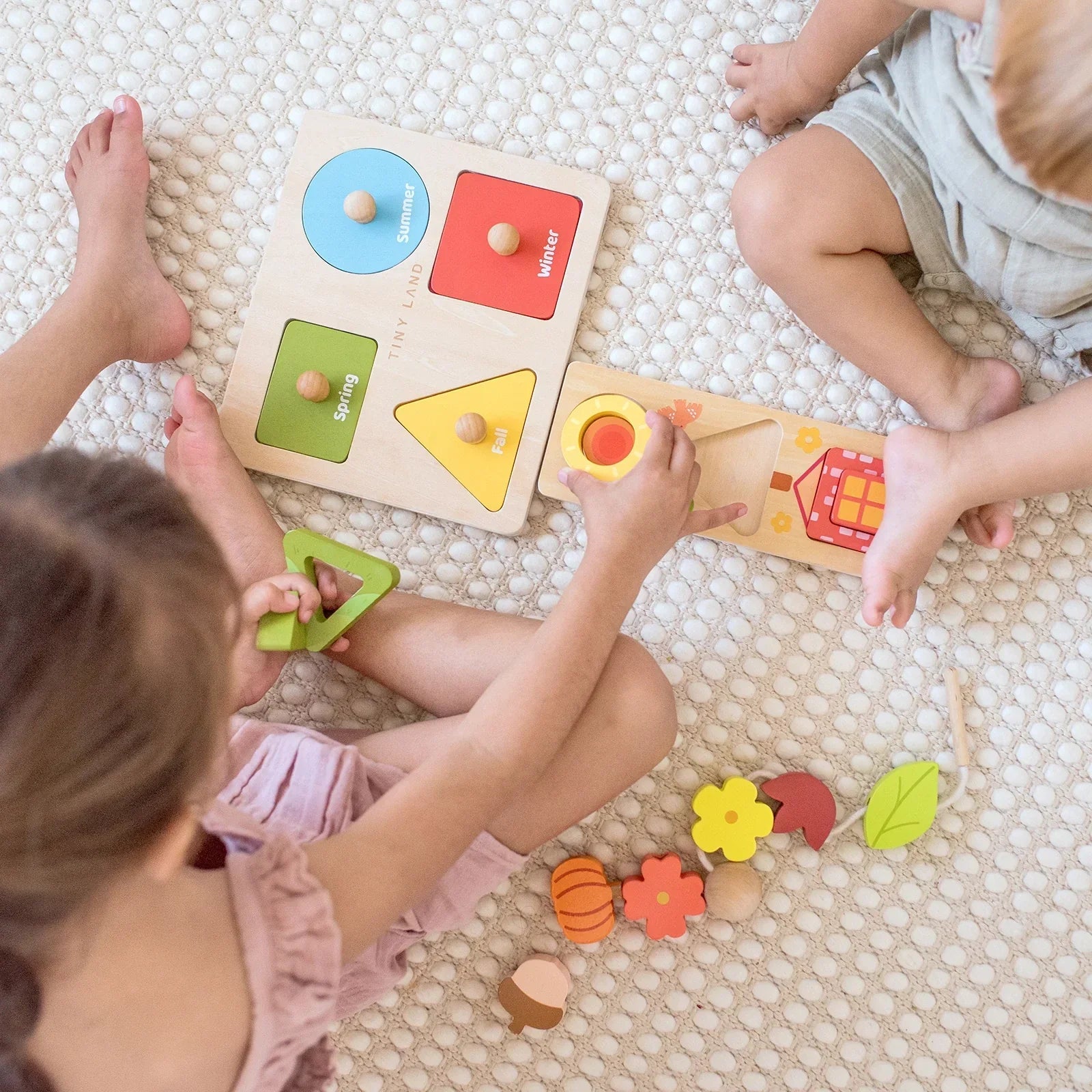 Tiny Land® Montessori Toys for Toddlers (19-24month) Shape Sorting