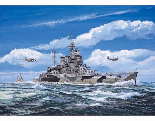 Trumpeter 05764 HMS Renown 1942 scale model kit box art