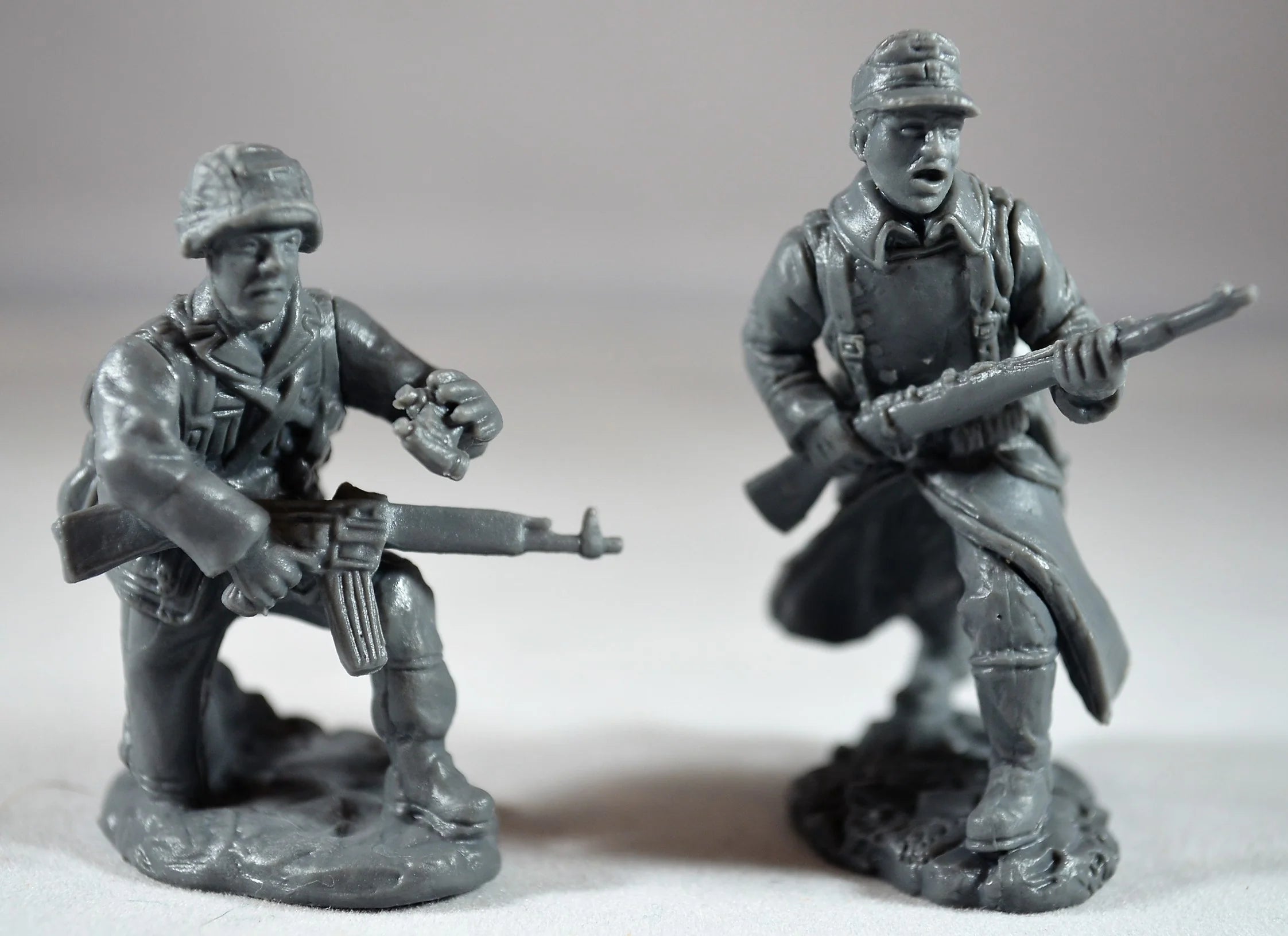 World War II German Infantry Add On Set, 1/32 (54 mm) Scale Plastic Figures Close Up #2