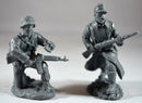 World War II German Infantry Add On Set, 1/32 (54 mm) Scale Plastic Figures Close Up