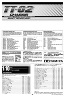 Porsche 911 Carrera RSR (TT-02 Chassis) 1:10 Scale RC Racing Car Instructions Page 24