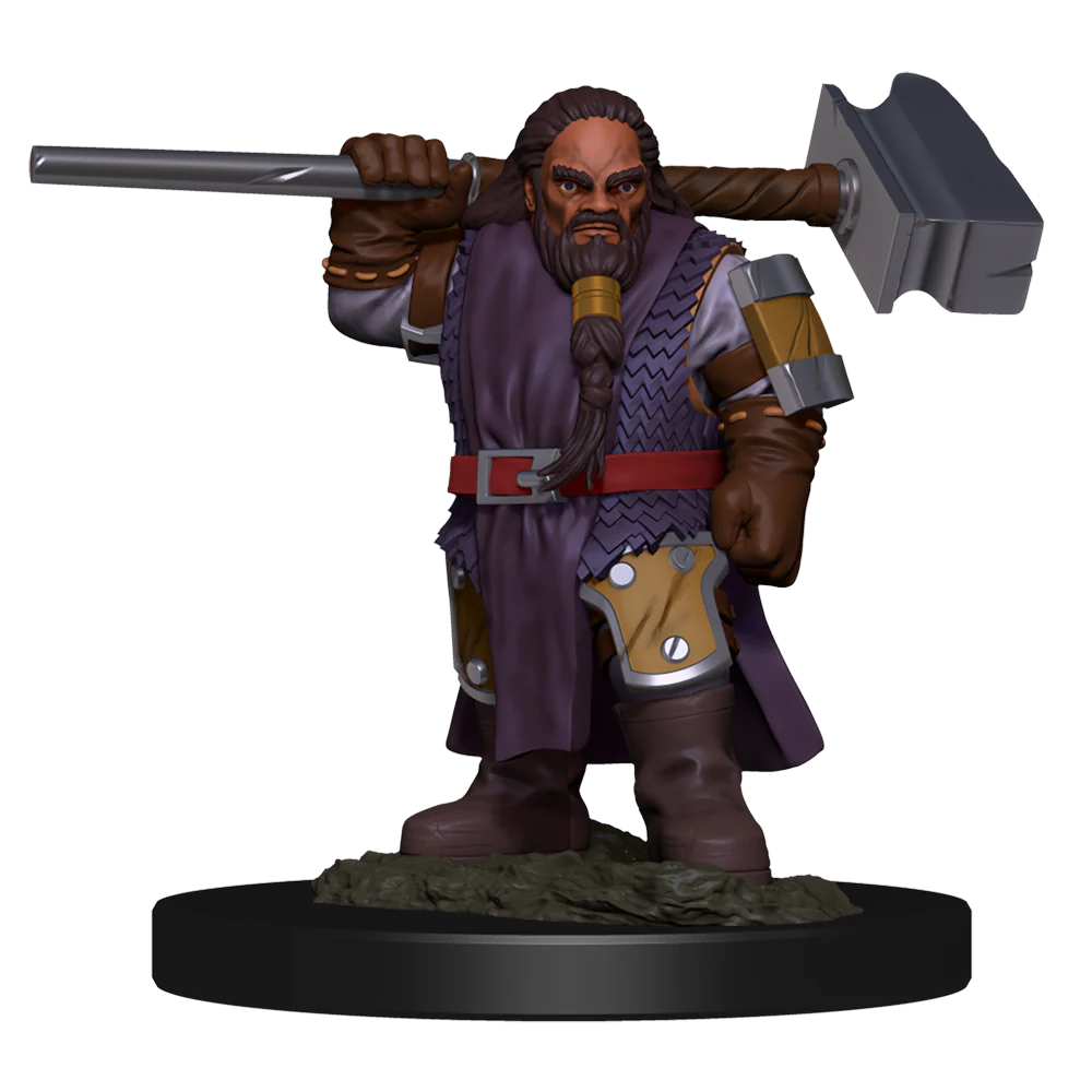 D&D Nolzur’s Marvelous Unpainted Miniatures: Dwarf Cleric Pose 2 Painted