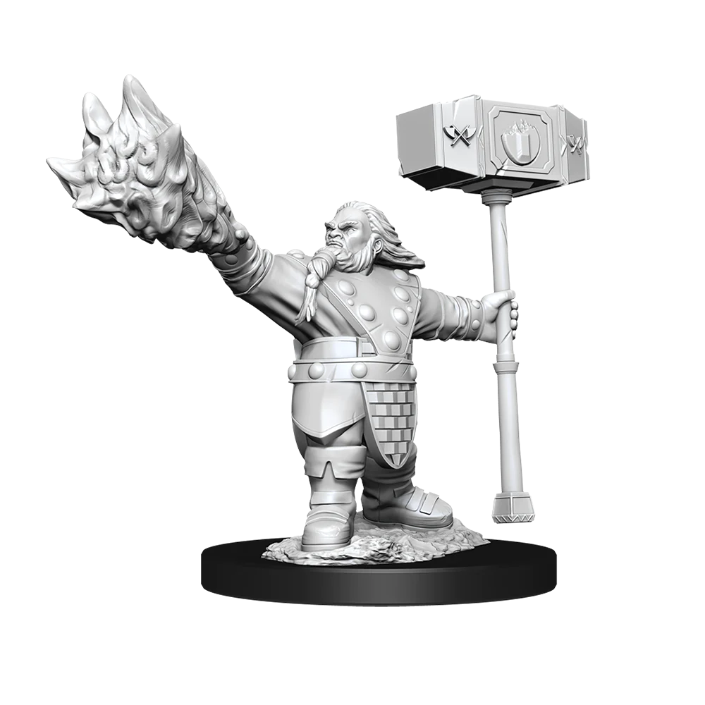 D&D Nolzur’s Marvelous Unpainted Miniatures: Dwarf Cleric Unpainted