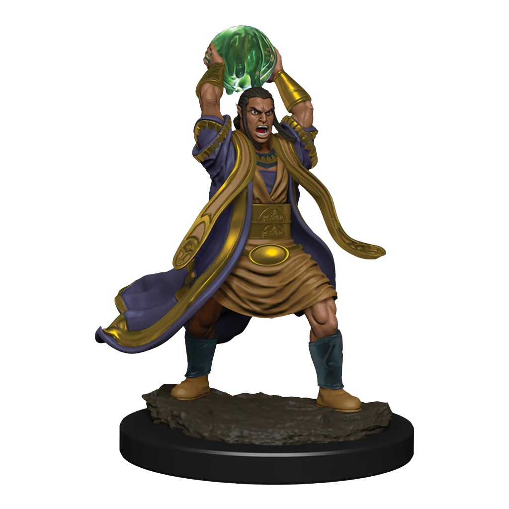 D&D Nolzur’s Marvelous Miniatures: Male Elf Sorcerer Painted