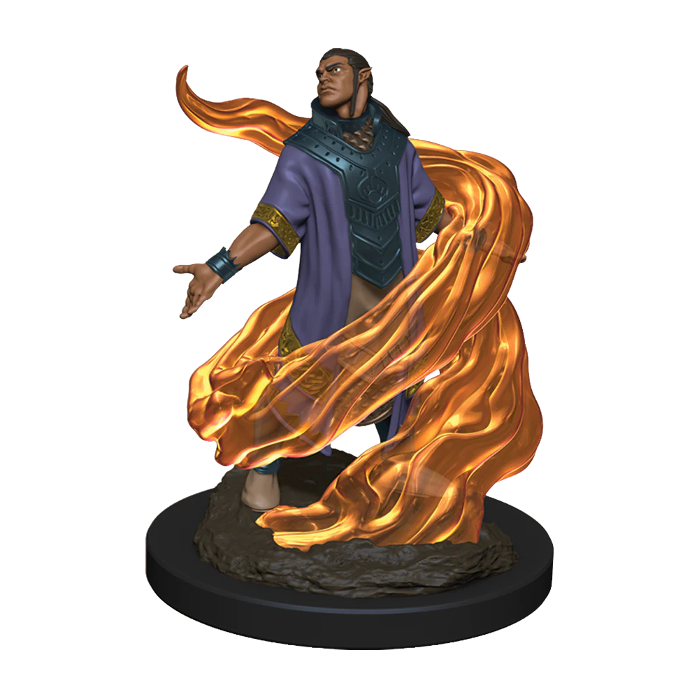 D&D Nolzur’s Marvelous Miniatures: Male Elf Sorcerer Pose 2 Painted