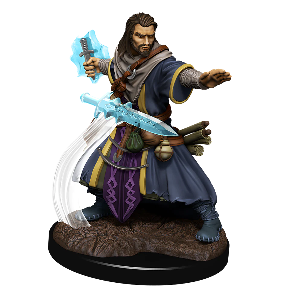 D&D Nolzur’s Marvelous Miniatures: Male Human Wizard Pose 2 Painted