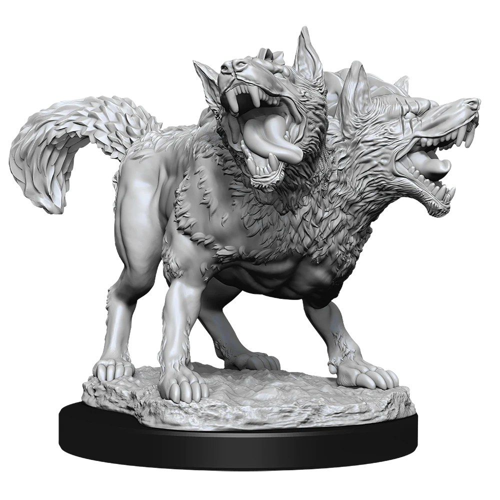 D&D Nolzur’s Marvelous Unpainted Miniatures: Death Dog Unpainted Example