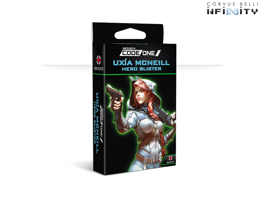 Infinity CodeOne Ariadna Uxía McNeill (Boarding Shotgun) Miniature Game Figure Mini Box