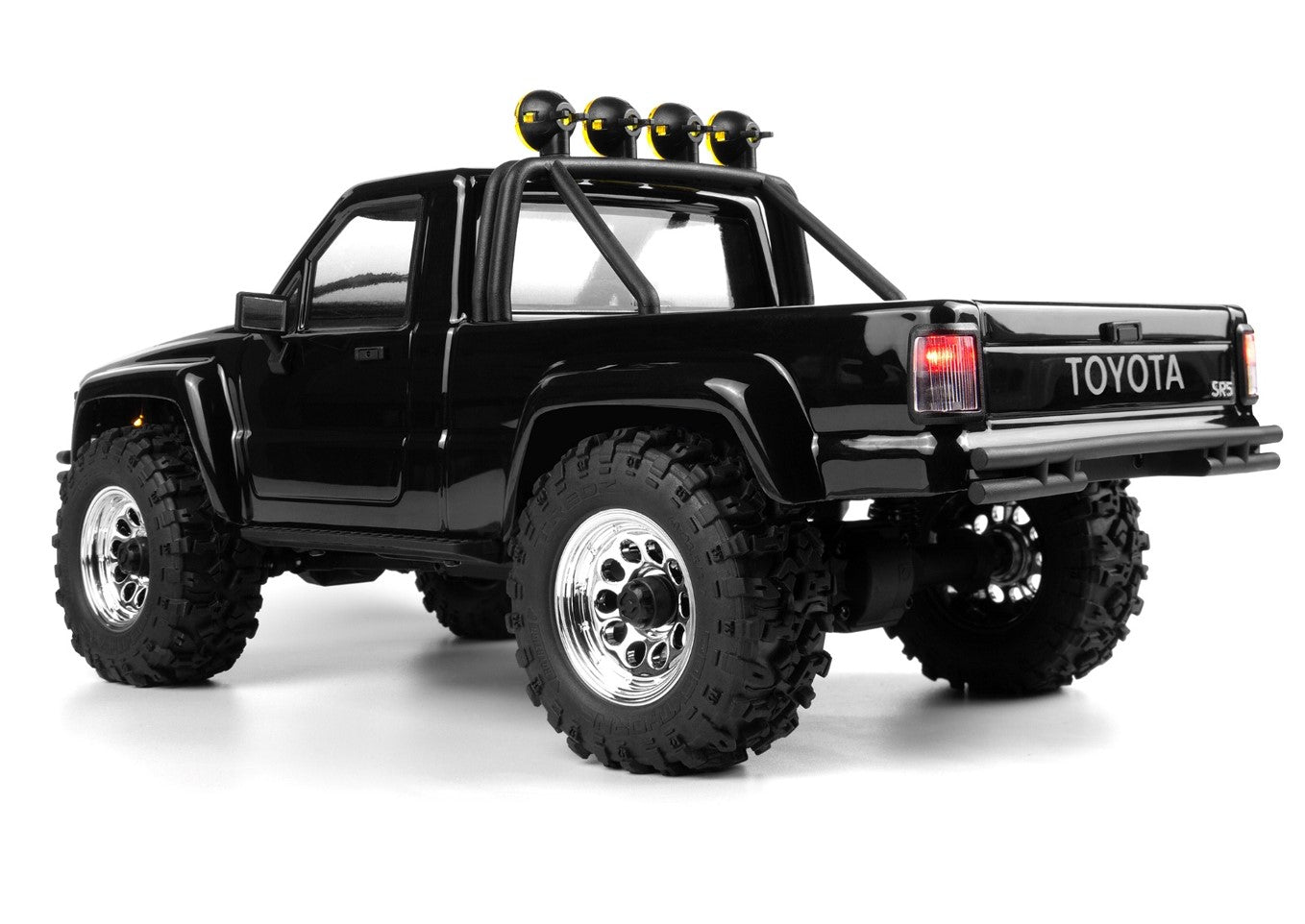 HPI Venture18 Flux Toyota Hilux SR5 – Gloss Black left rear view