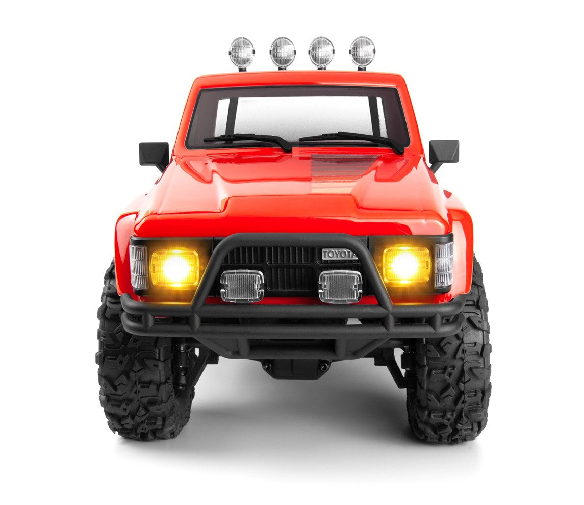 HPI Venture18 Flux 1985 Toyota Hilux SR5 Gloss Red front view