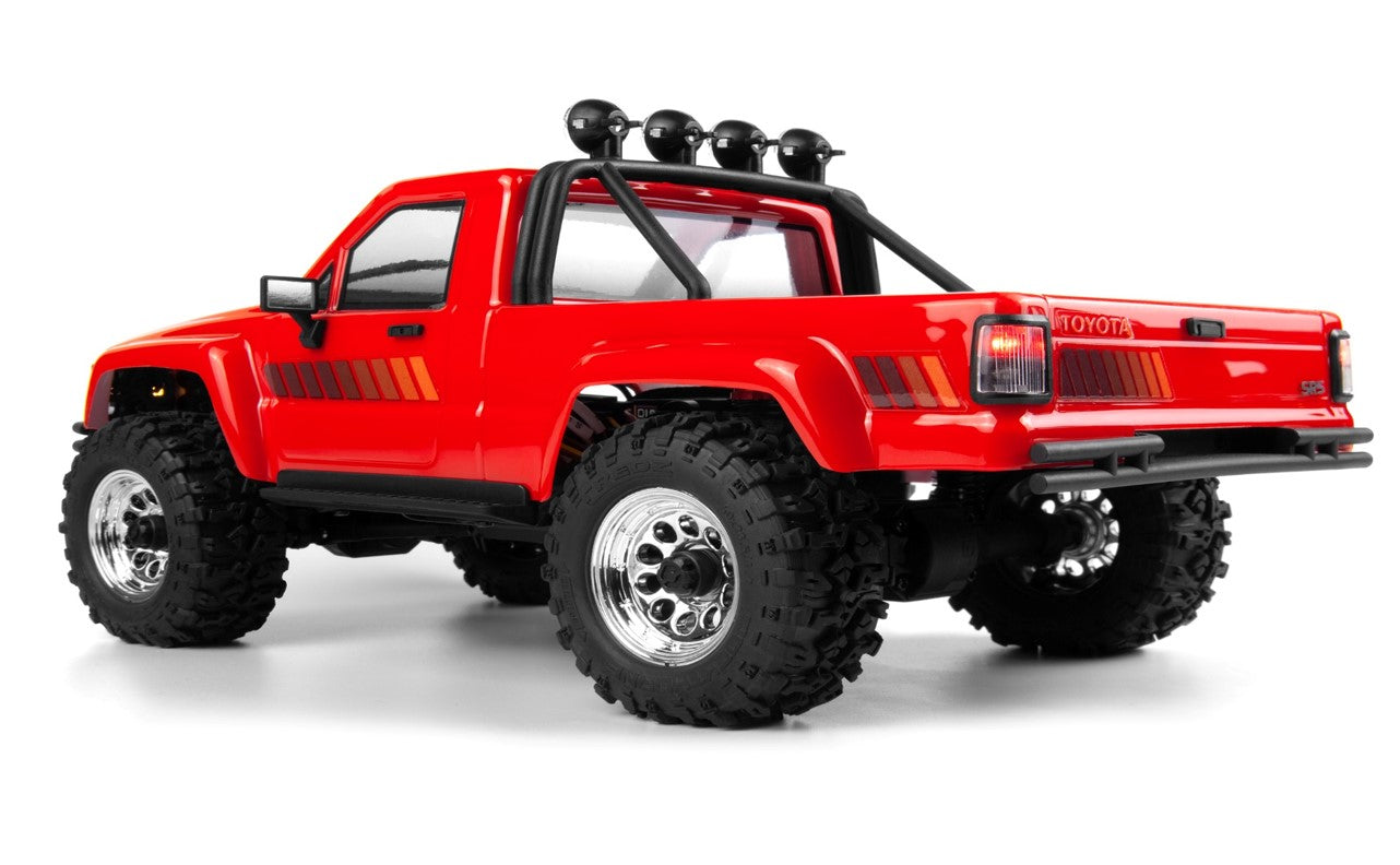 HPI Venture18 Flux 1985 Toyota Hilux SR5 Gloss Red left rear view