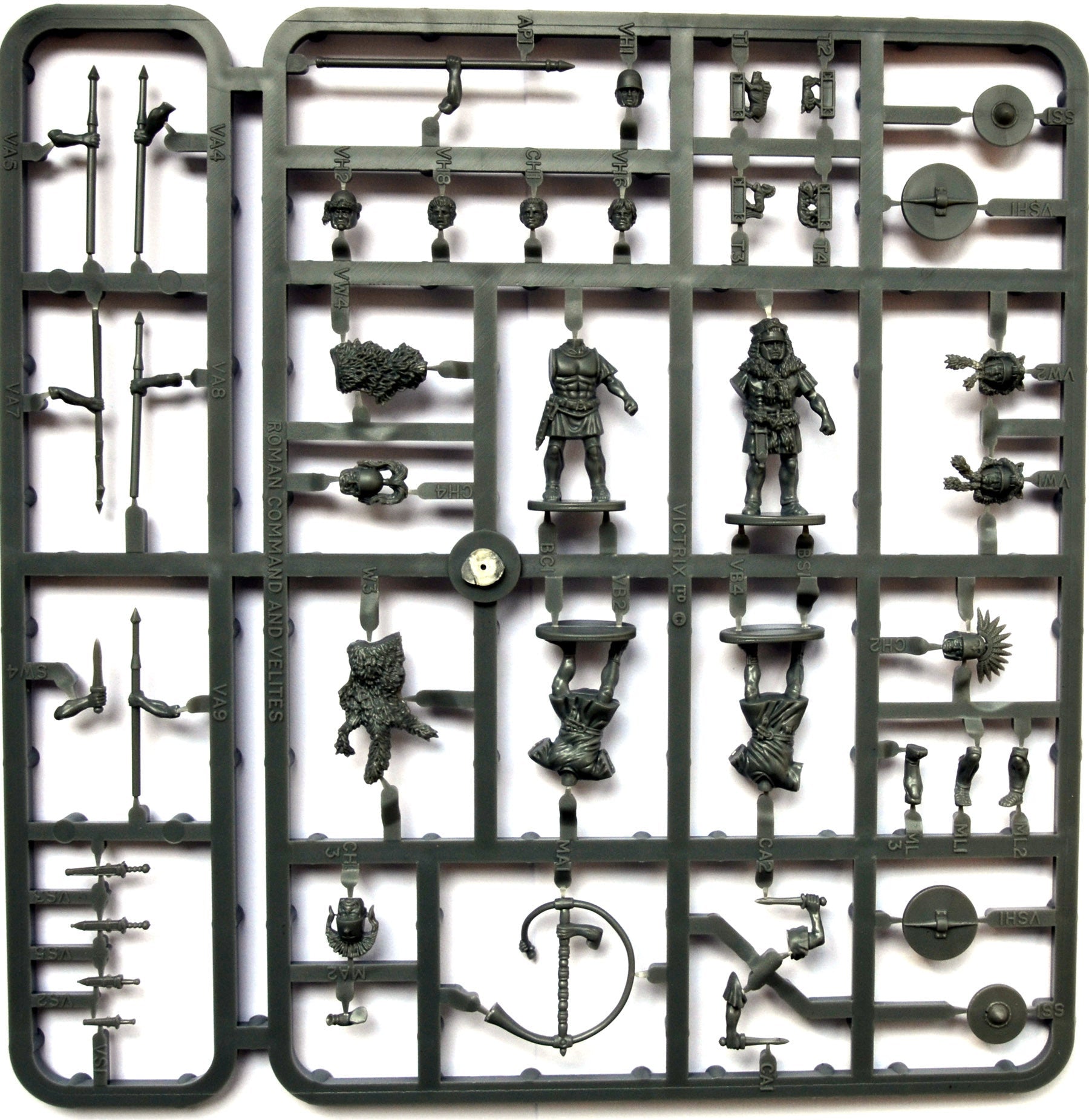 Rome’s Legions of the Republic (I), 28 mm Scale Model Plastic Figures Example Command Frame