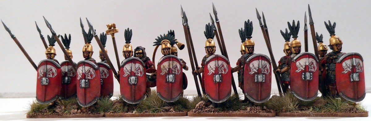 Rome’s Legions of the Republic (I), 28 mm Scale Model Plastic Figures Example With Pilum