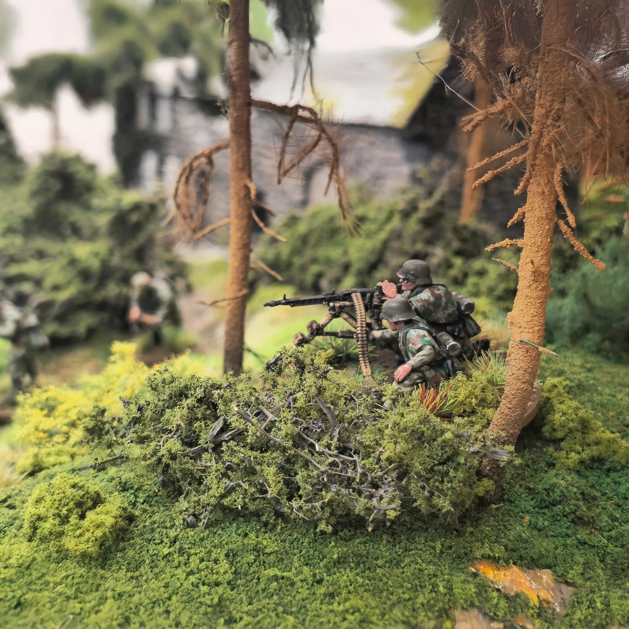 Victrix Ltd Late War German Infantry & Heavy Weapons 28mm scale figures MG42 Closeup