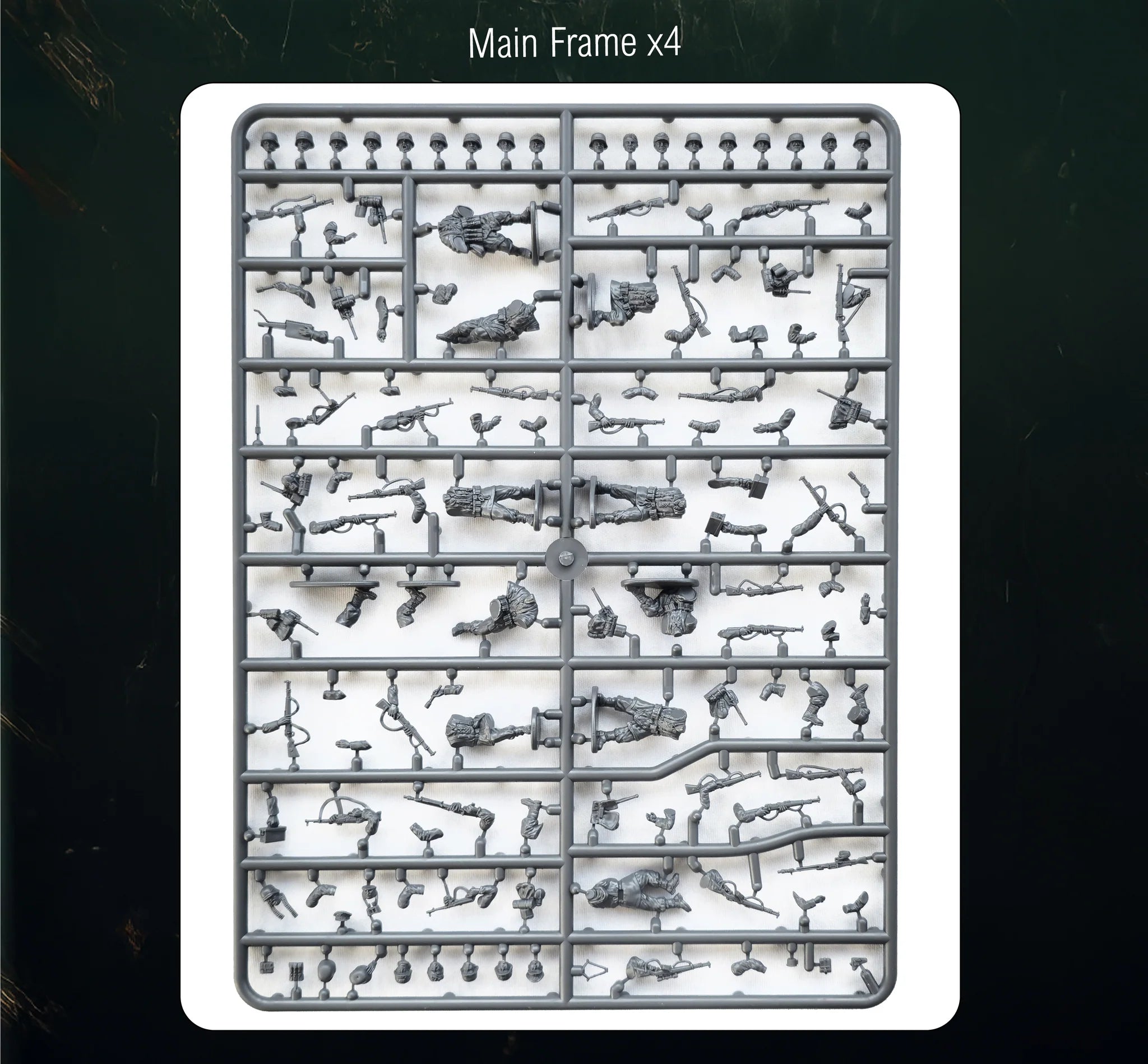 Main Sprues from Victrix Ltd Late War German Infantry & Heavy Weapons 28mm scale plastic kit