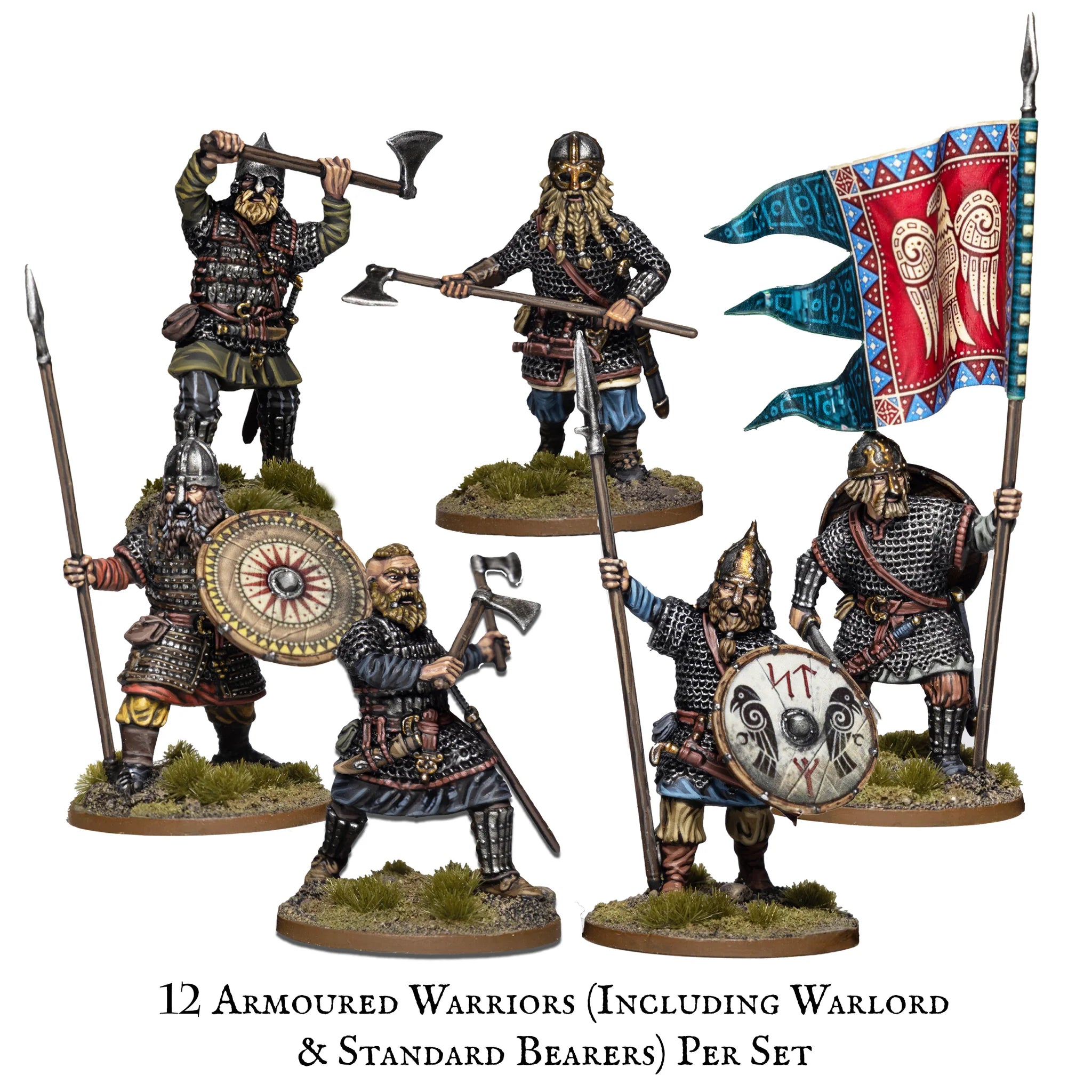Armoured Warriors From Victrix Ltd Pillage Rus Warband 28mm Scale