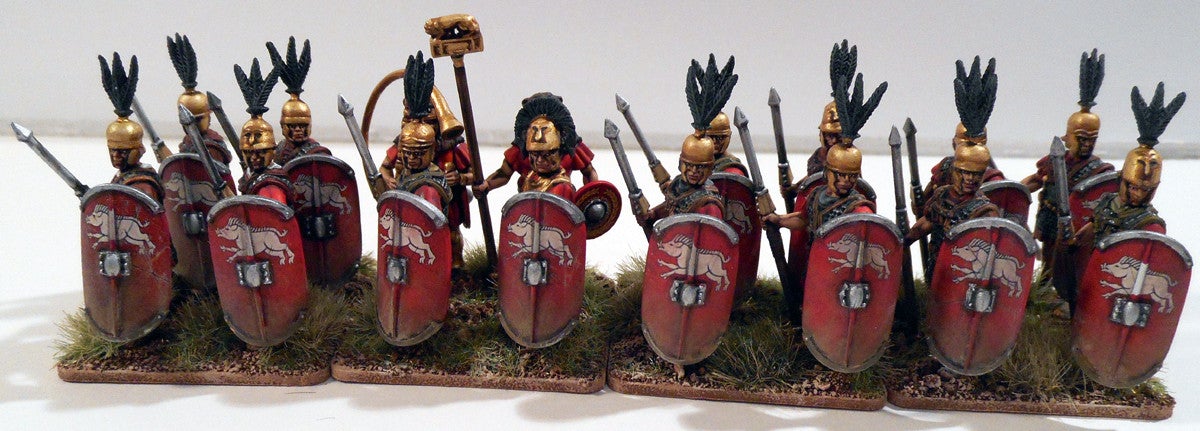 Rome’s Legions of the Republic (I), 28 mm Scale Model Plastic Figures Painted Command Example 2