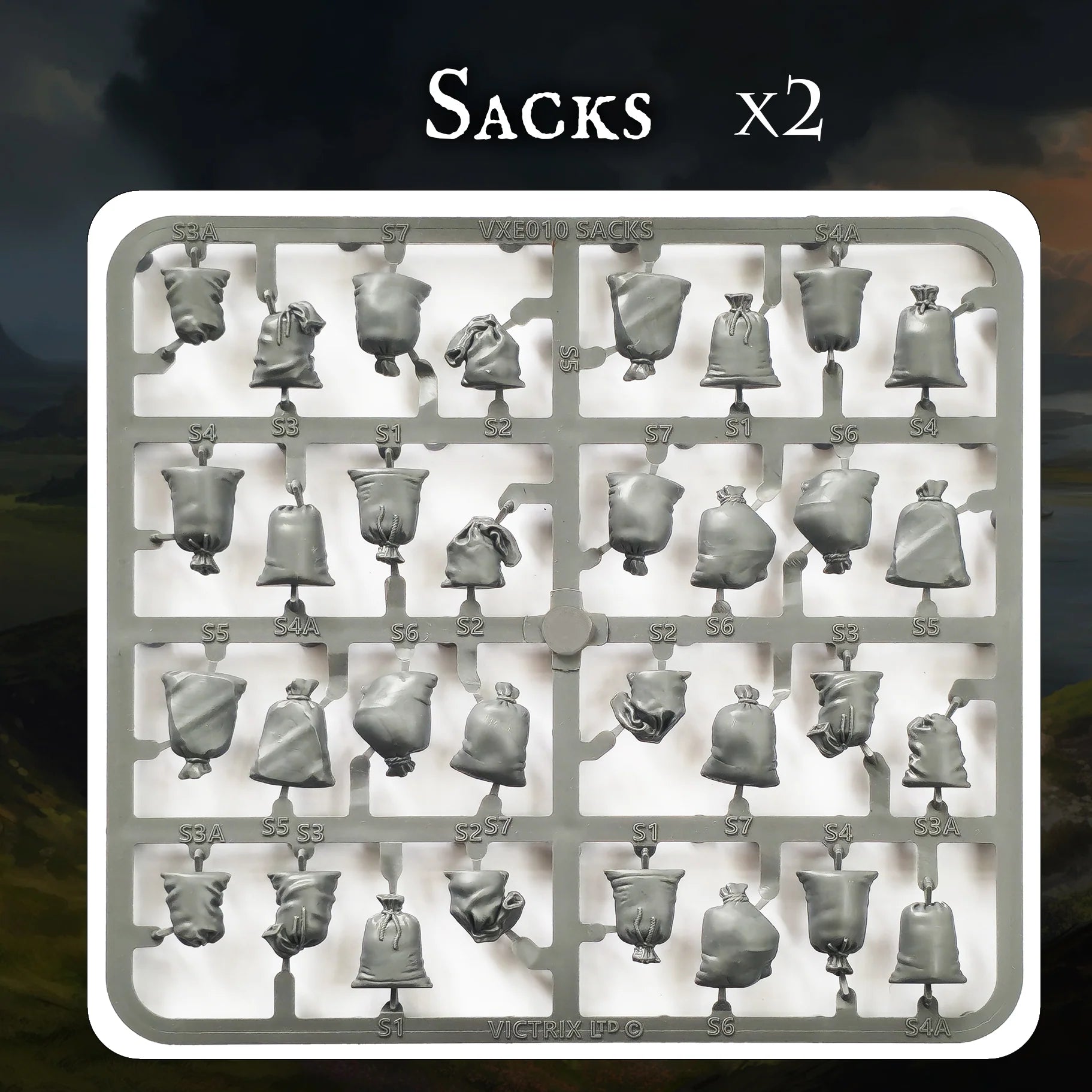 Victrix Limited Sacks 28 mm Scale Plastic – Medieval Collection