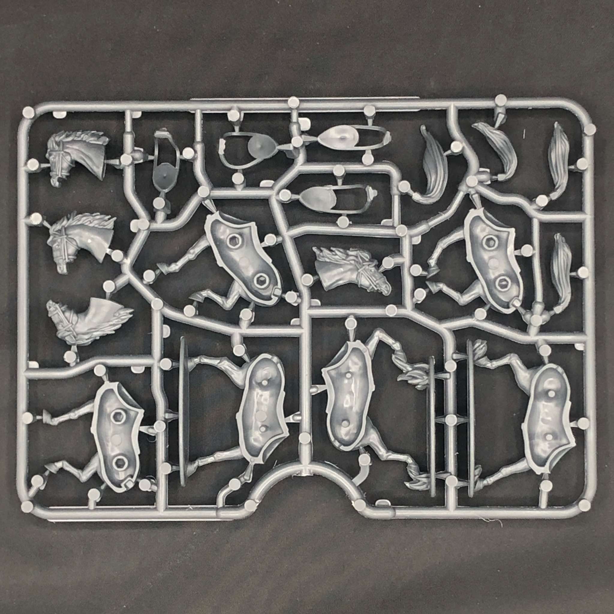 Afghan Cavalry 28 mm Scale Model Plastic Figures Horse Frame Back