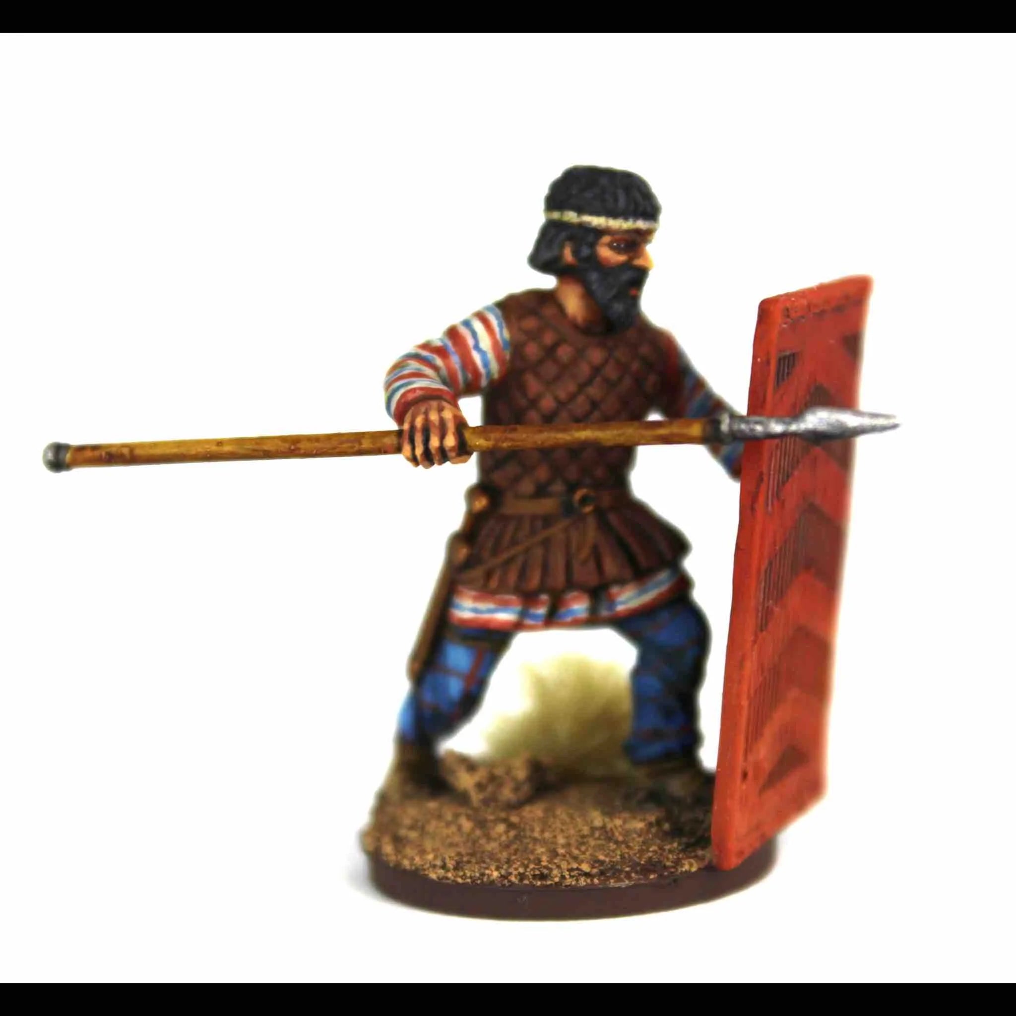 Wargames Atlatnic Persian Infantry, 28 mm Scale Model Plastic Figures with Sparabara