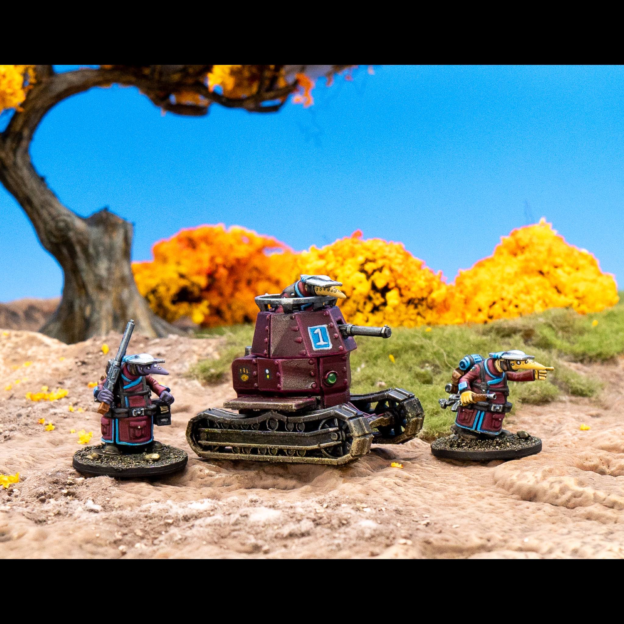 Painted Quar Fidwog Infantry Patrol