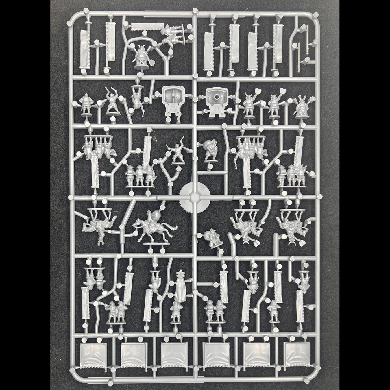 Wargames Atlantic Samurai Army Command 10mm Scale Plastic Figures Sprue Back