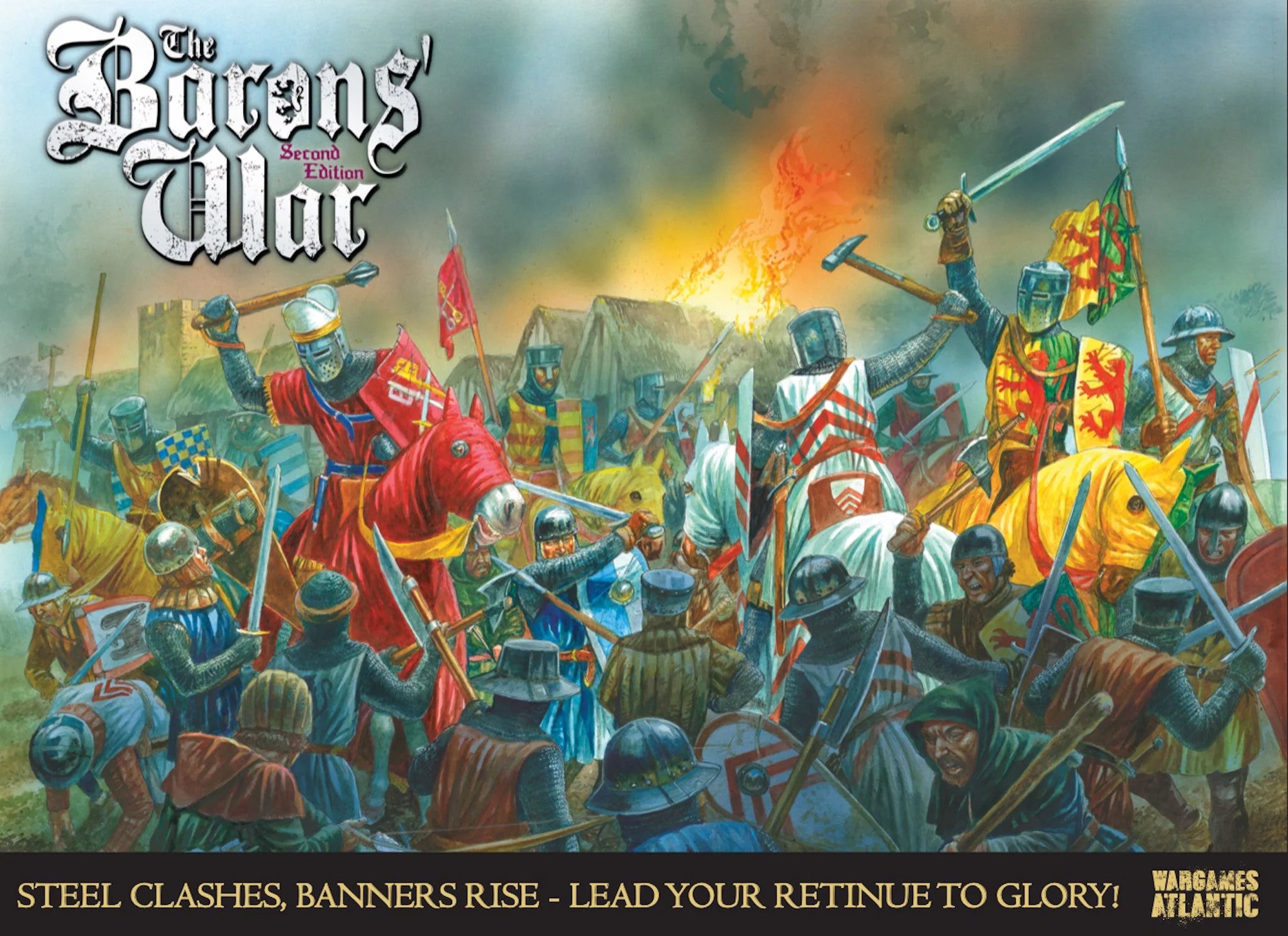Wargames Atlantic The Barons' War 2nd Edition Starter Set box art.
