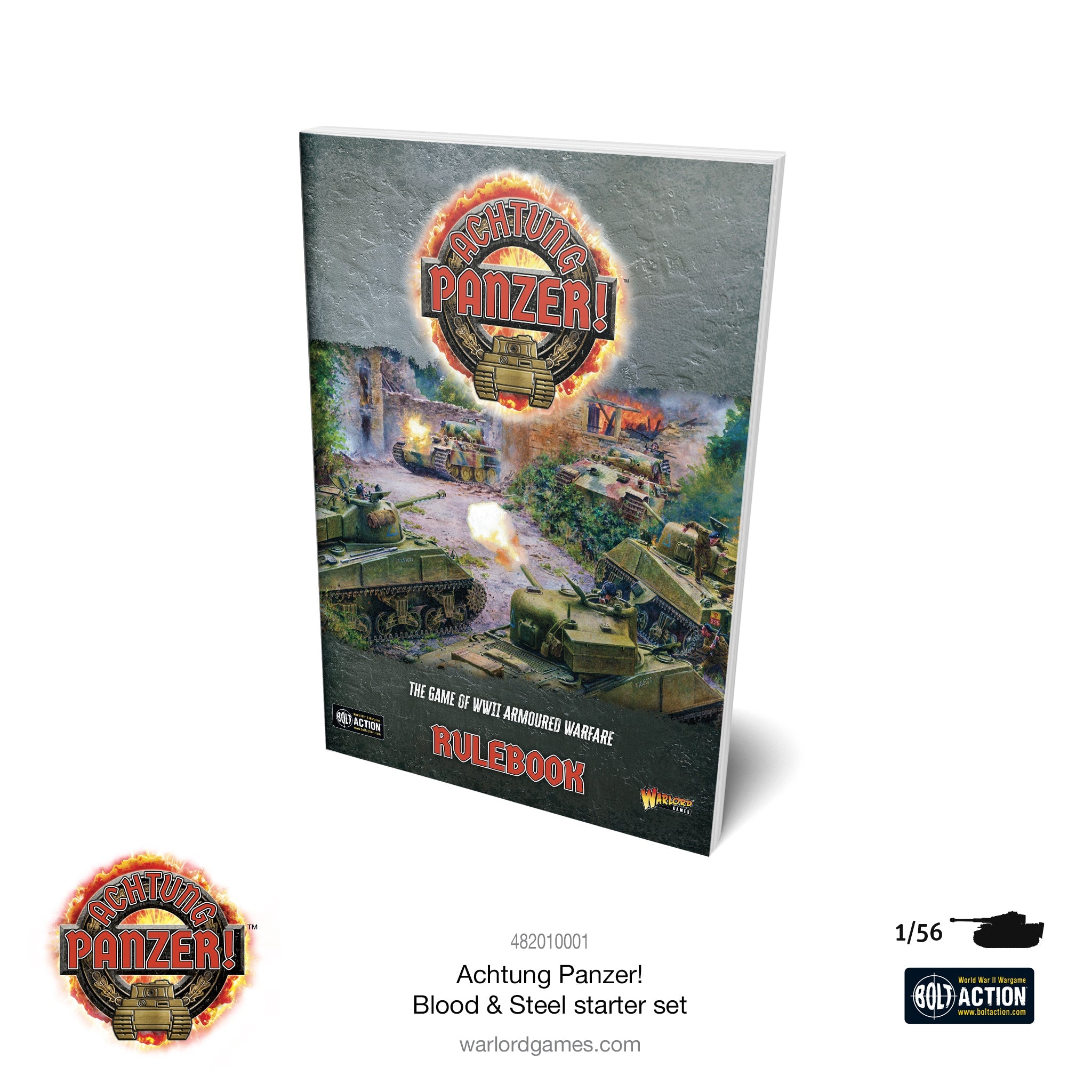 Warlord Games Achtung Panzer! Blood & Steel Starter Set Rulebook