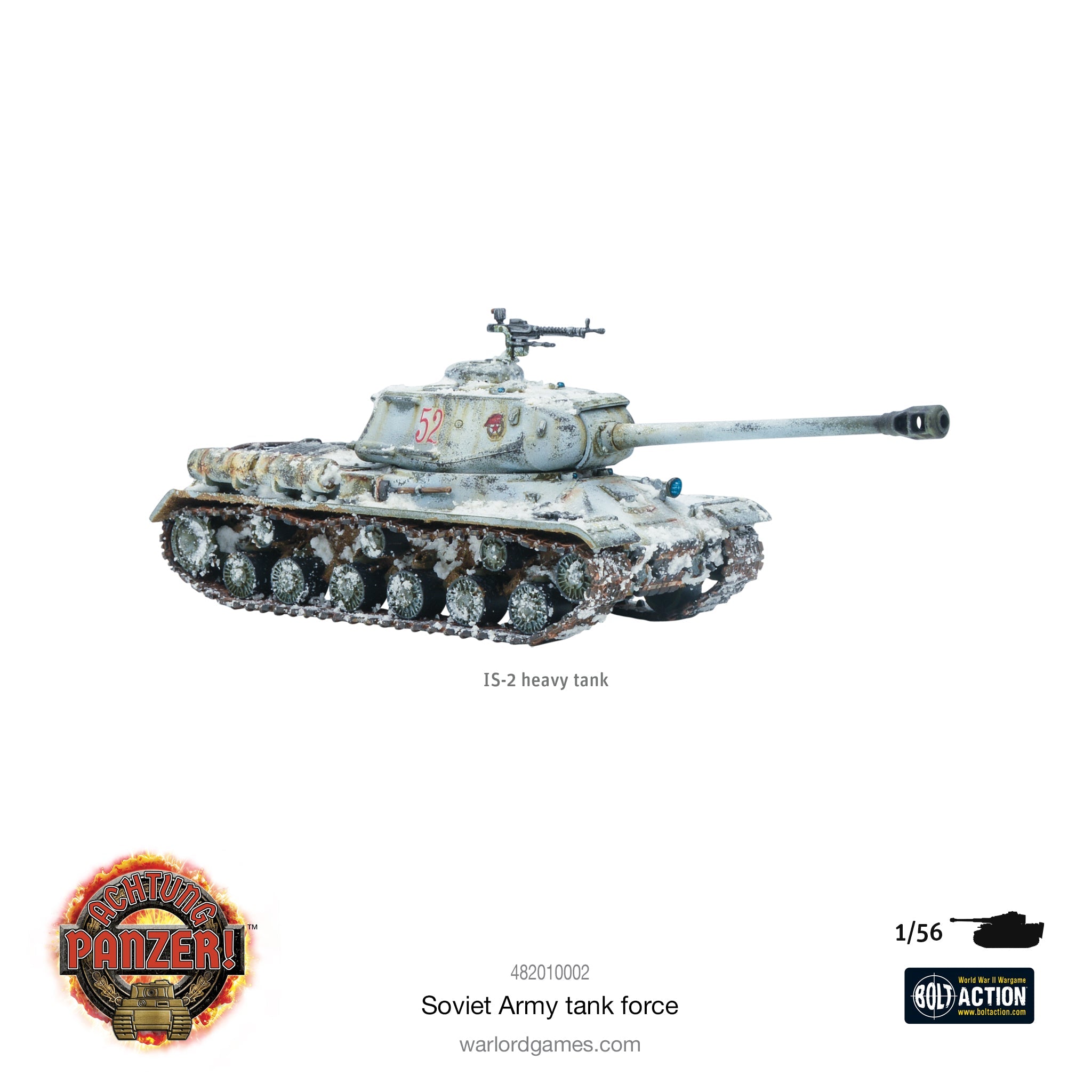 Warlord Games Bolt Action Achtung Panzer! Soviet Army Tank Force IS-2 Heavy Tank