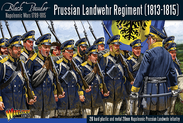 Warlord Games Black Powder Napoleonic Wars Prussian Landwehr Regiment 1813 to 1815 Box Art