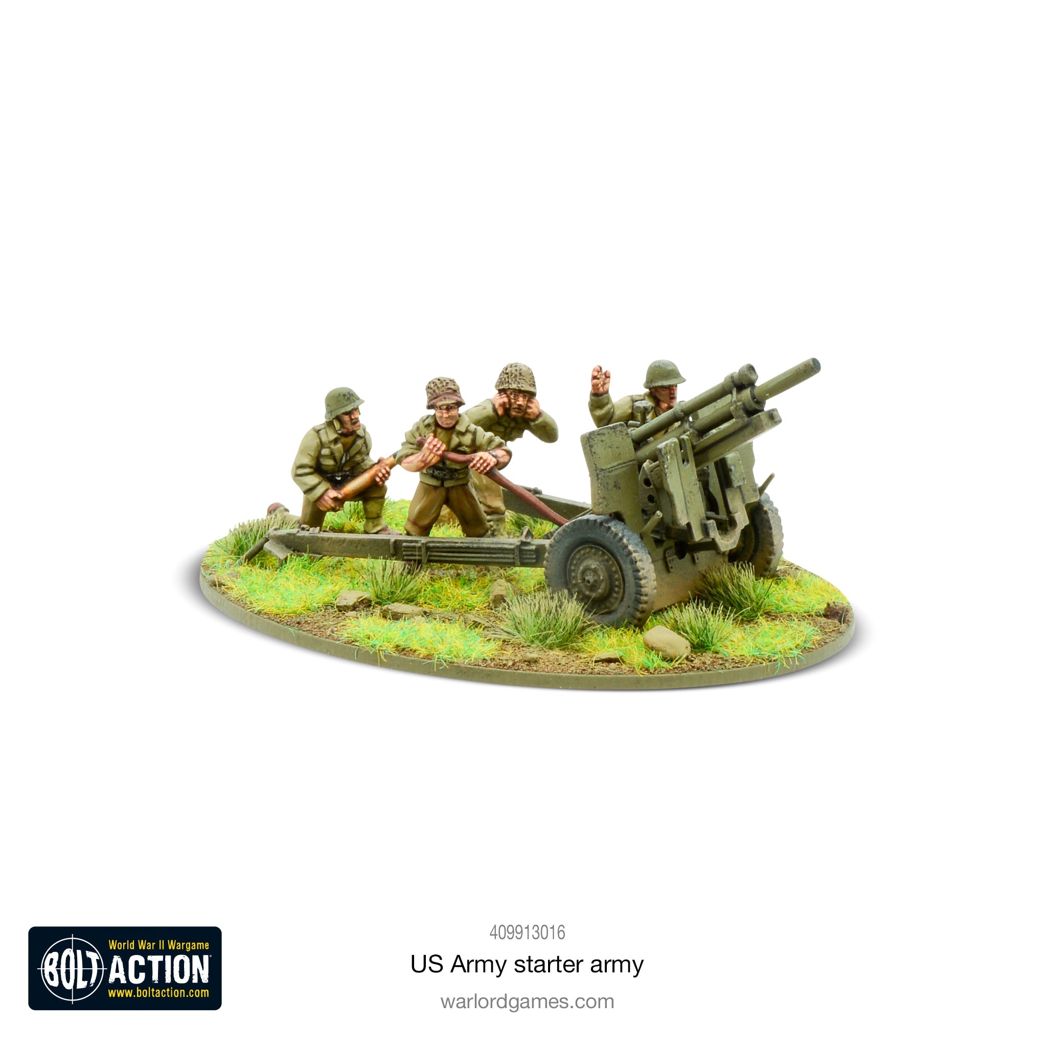 105mm Howitzer Bolt Action 28mm US Army Starter Army