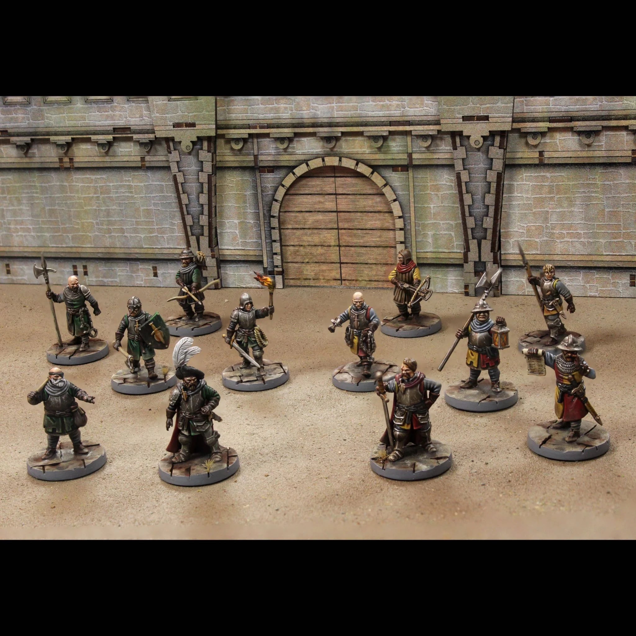 Painted Wargames Atlantic Guards Diorama