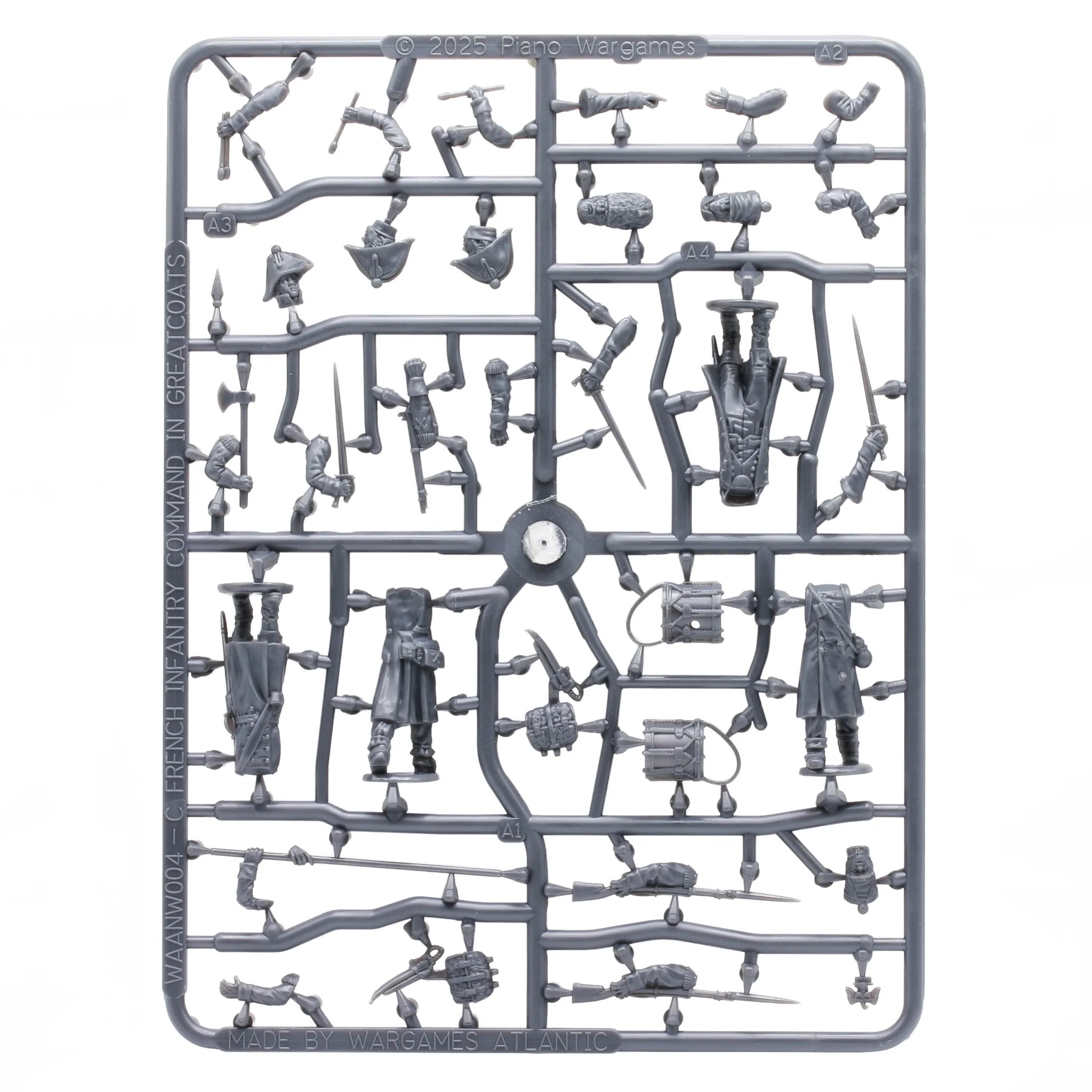 Wargames Atlantic 28mm French  Infantry Command plastic sprue.