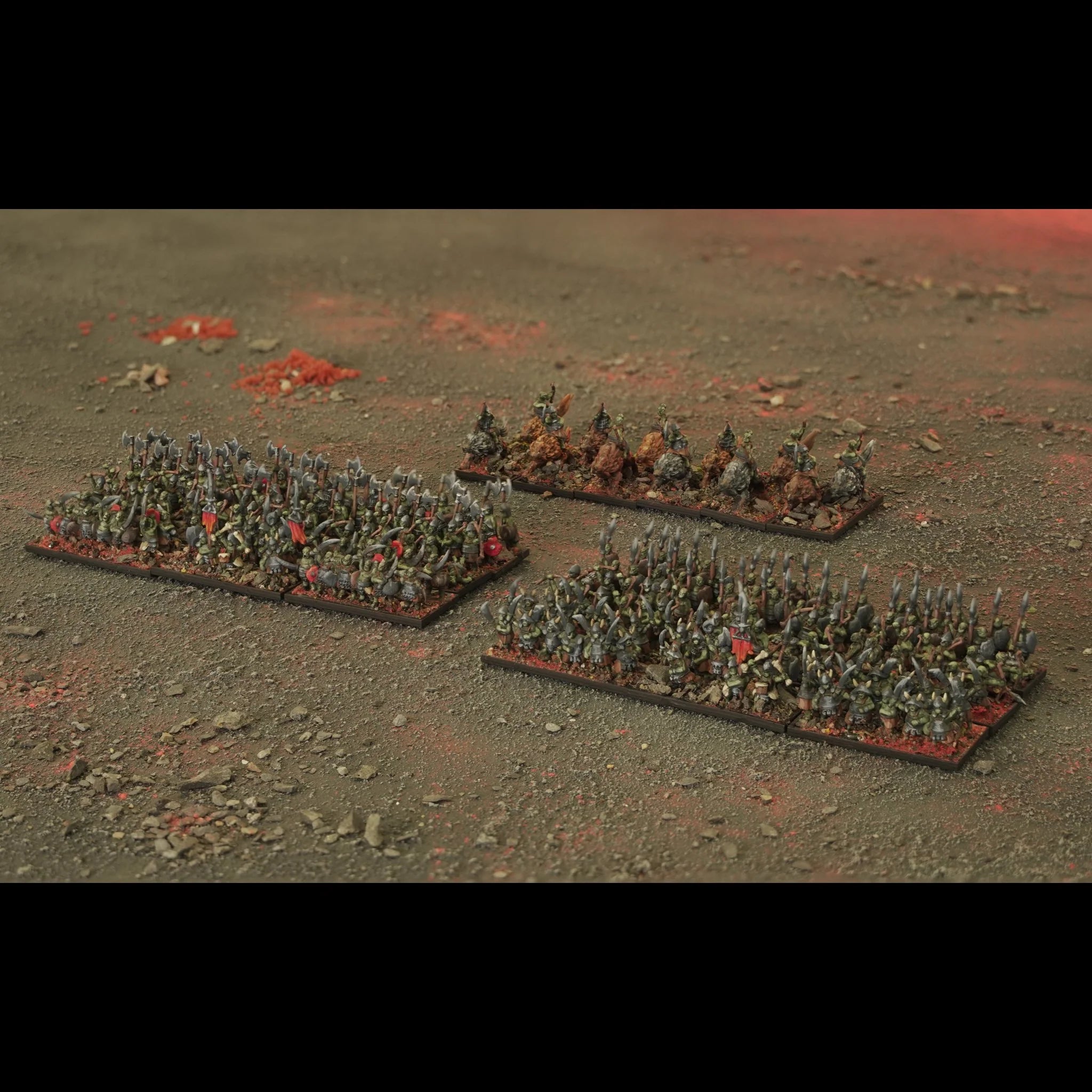 Wargames Atlantic 10mm Classic Fantasy Battles Orc Horde (Plastic Miniatures)