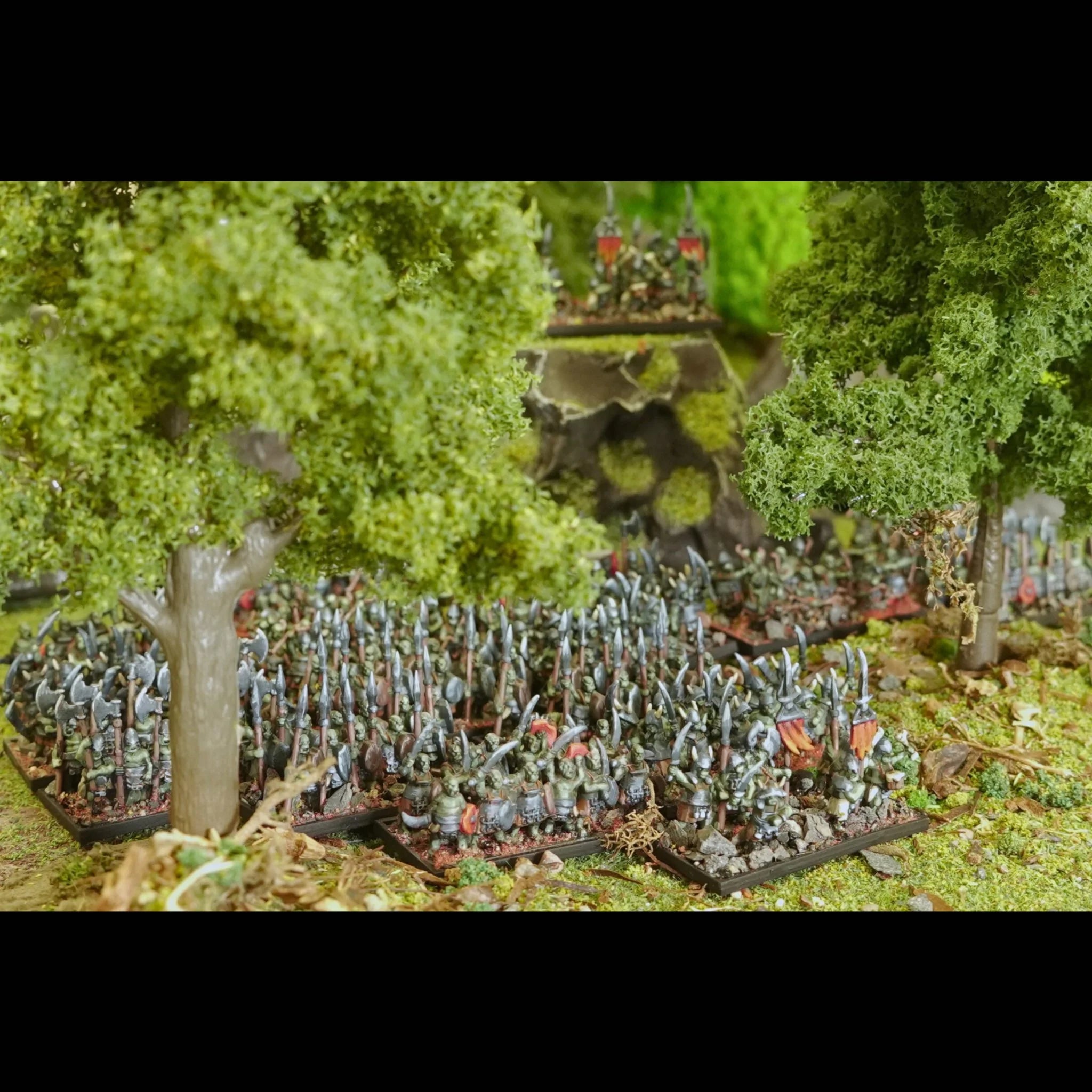Wargames Atlantic 10mm Classic Fantasy Battles Orc Horde (Plastic Miniatures)