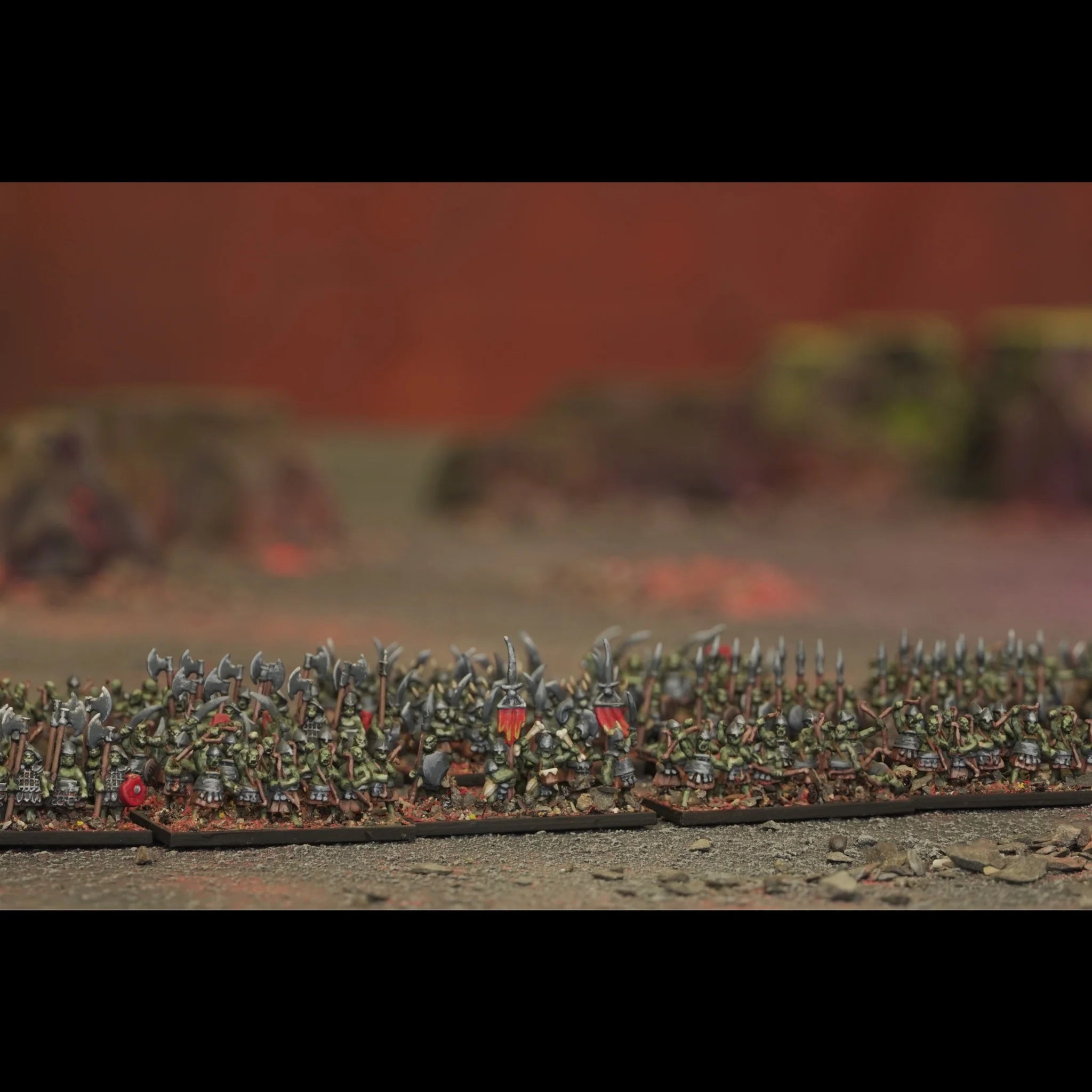 Wargames Atlantic 10mm Classic Fantasy Battles Orc Horde (Plastic Miniatures)
