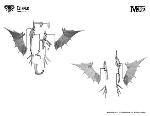 Wyrd Games Malifaux (M3E) The Guild “Clipper” 32 mm Scale Model Plastic Figure Instructions