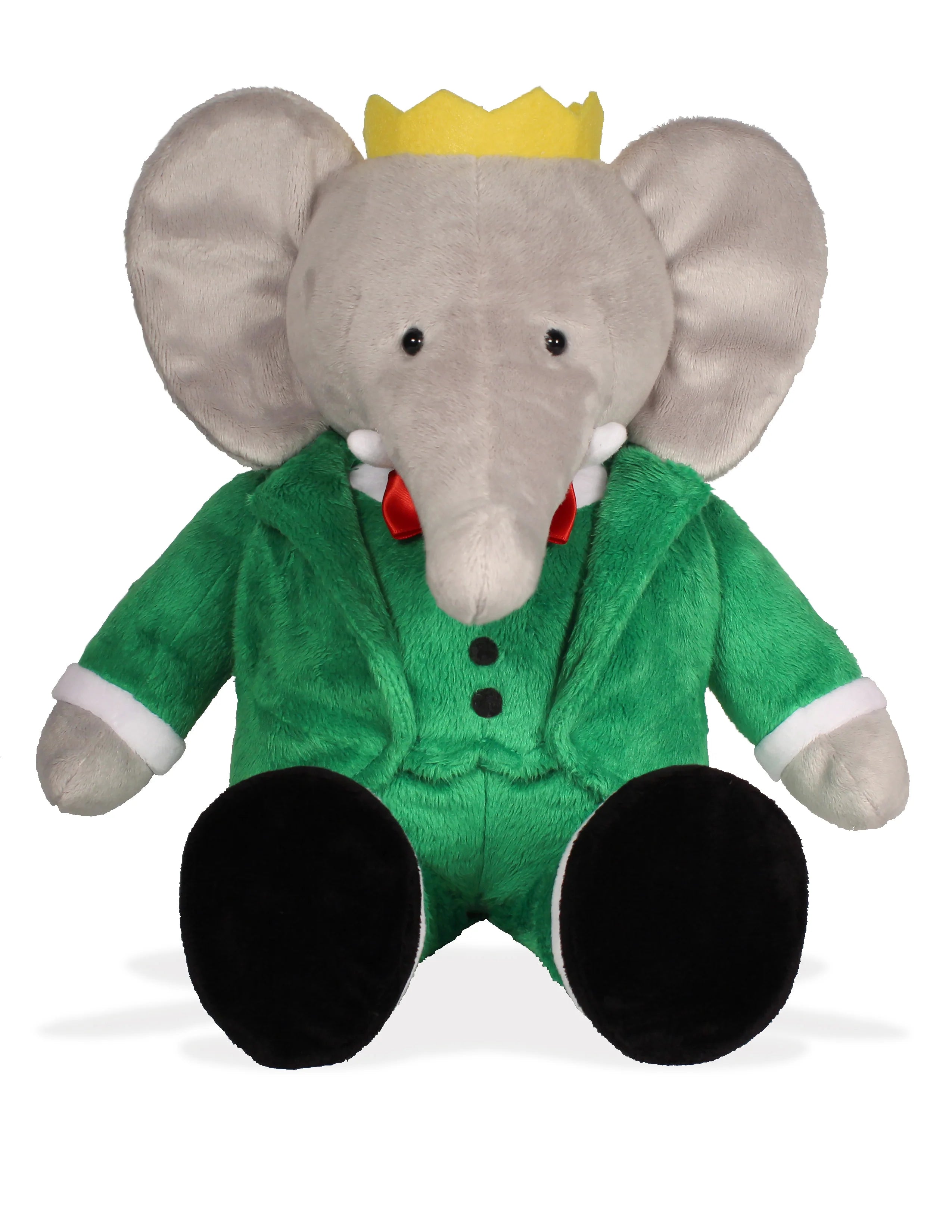 YOTTOY Classic Seated Babar the Elephant 9.5" Soft Toy Front View